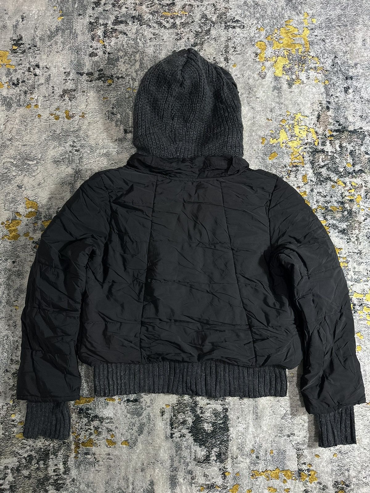 Japanese Brand 2000s DOUBLE LAYER LGB STYLE OPIUM MOHAIR HOOD JACKET Size US M / EU 48-50 / 2 - 6 Thumbnail
