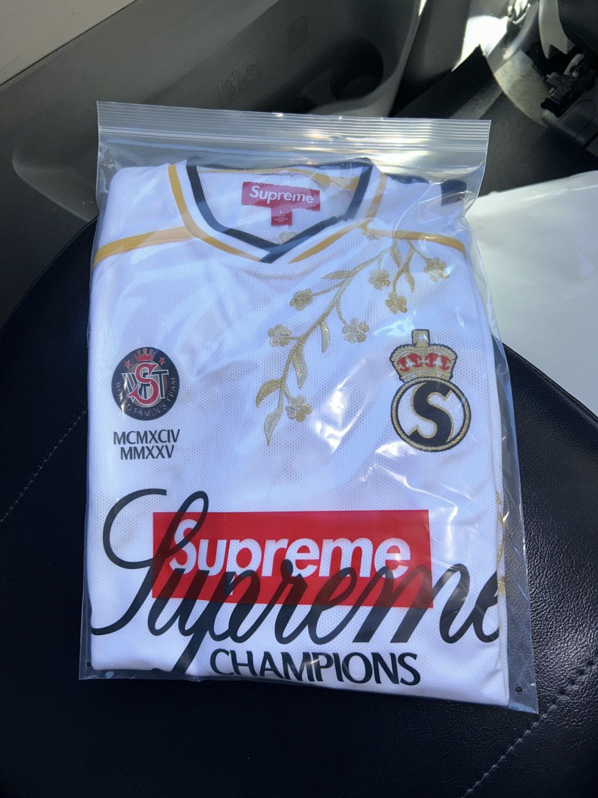 Supreme Floral Soccer Jersey | Grailed