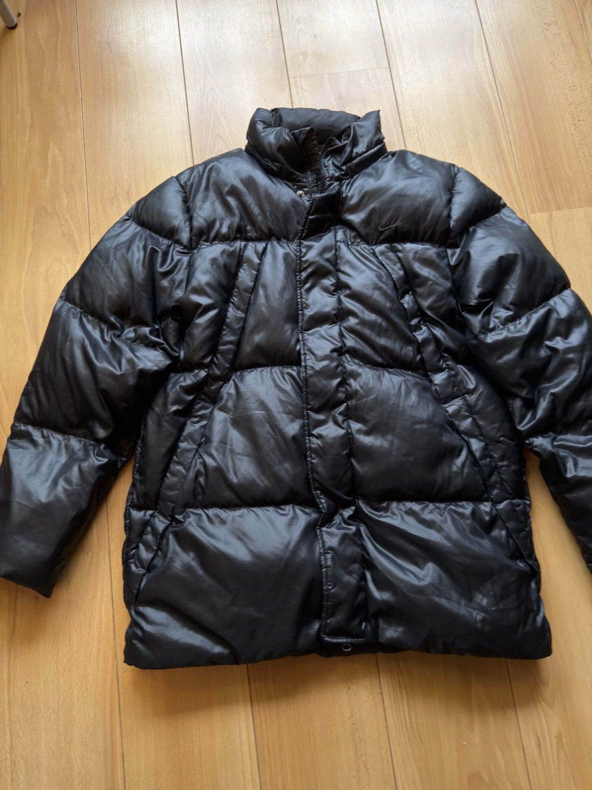 Nike Nike vintage black down jacket puffer Size US L / EU 52-54 / 3 - 4 Thumbnail