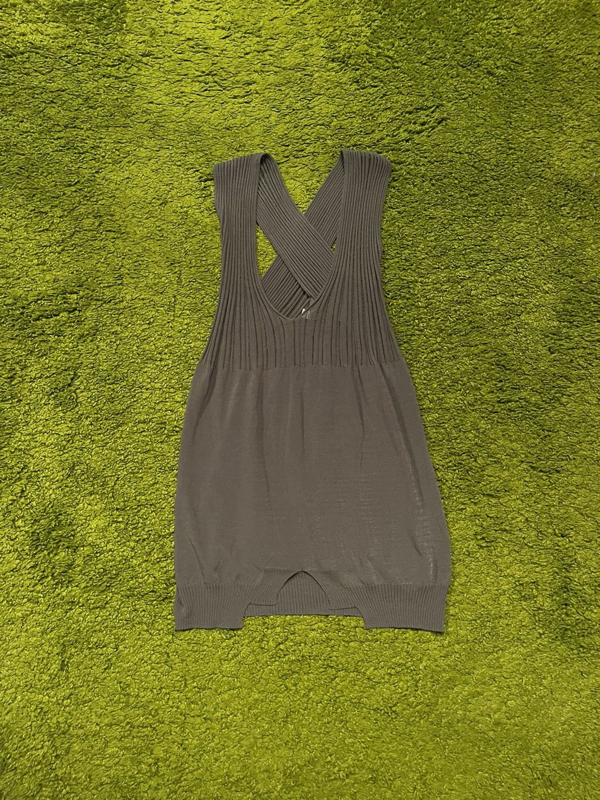 Designer Crea Concept avant garde knit tank blouse Size S / US 4 / IT 40 - 1 Thumbnail