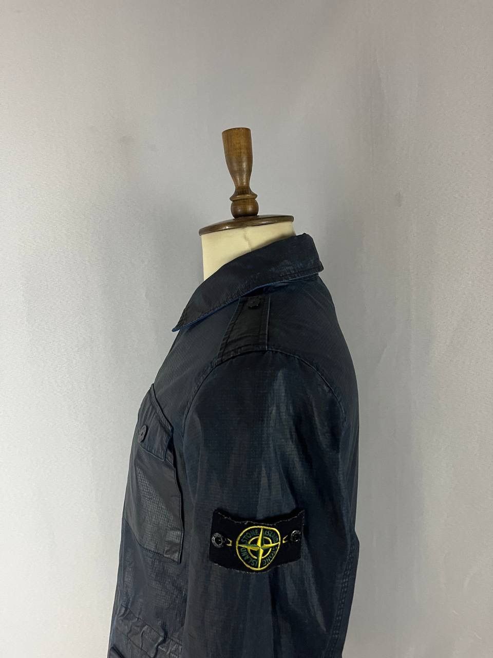 Stone Island Stone Island 2011 Rip Stop Coated Multi Pocket Jacket Navy Size US S / EU 44-46 / 1 - 6 Thumbnail