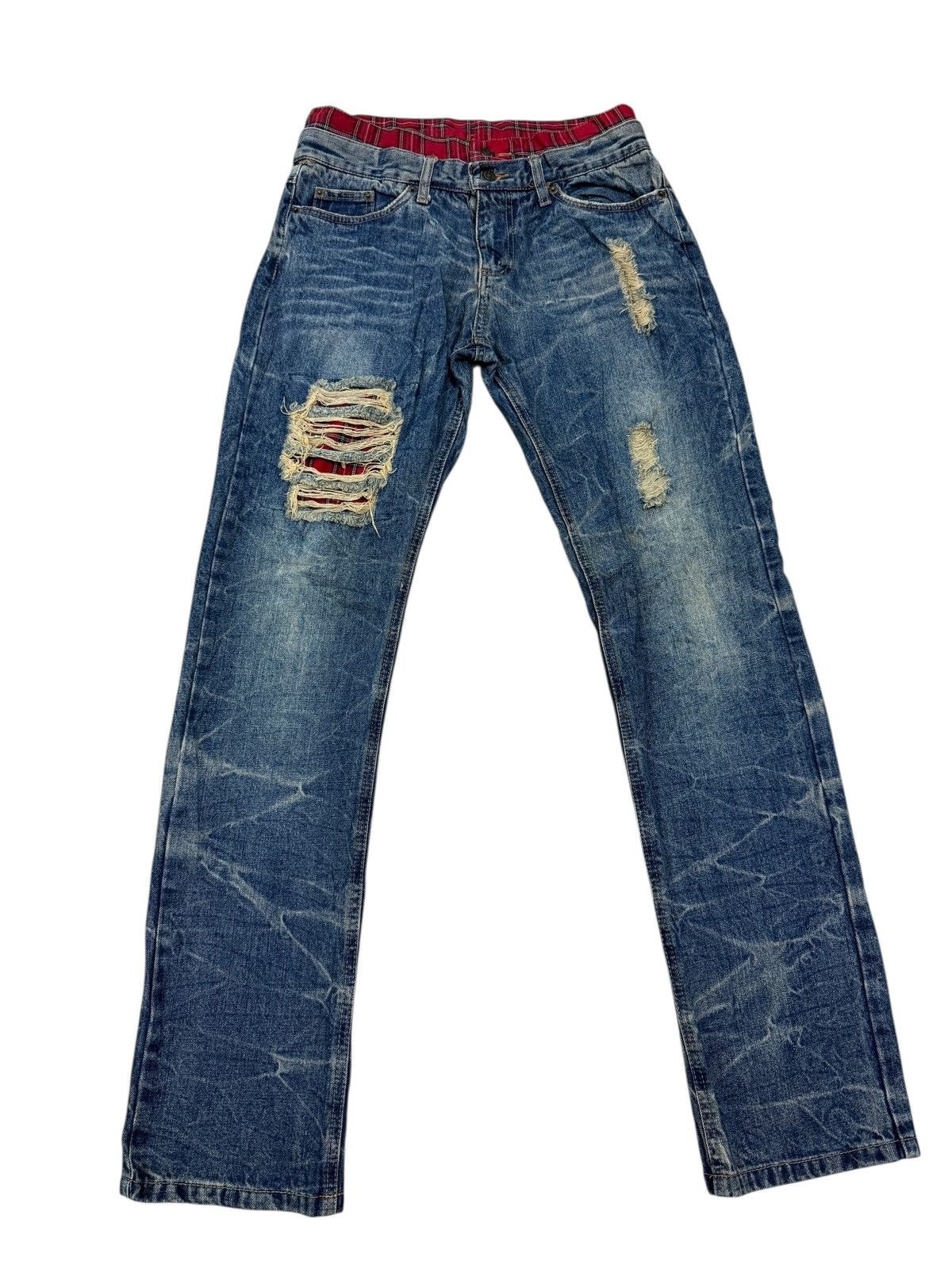 Other DISTRESSED DOUBLE WAIST JEANS Size US 28 / EU 44 - 3 Thumbnail