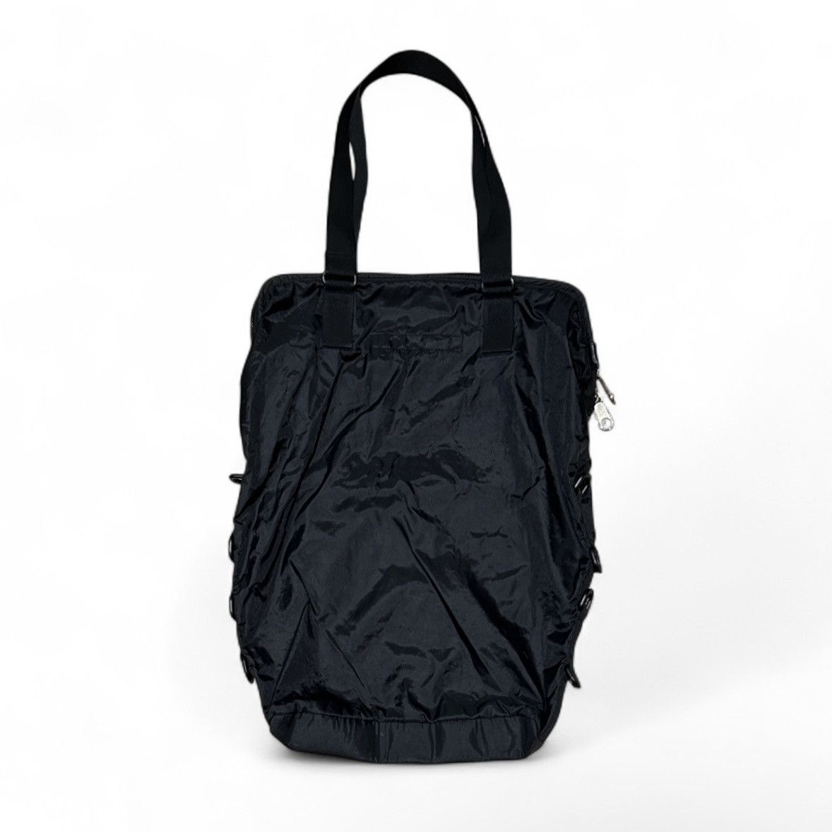 Japanese Brand Tough Jeans Graphic Quilted Tote Bag Size ONE SIZE - 2 Thumbnail