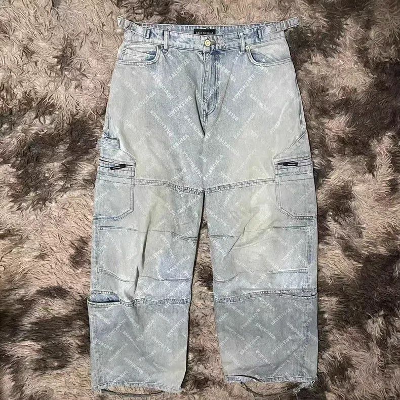 Balenciaga Balenciaga size M Barrage logo cargo pants Size US 27 - 1 Thumbnail