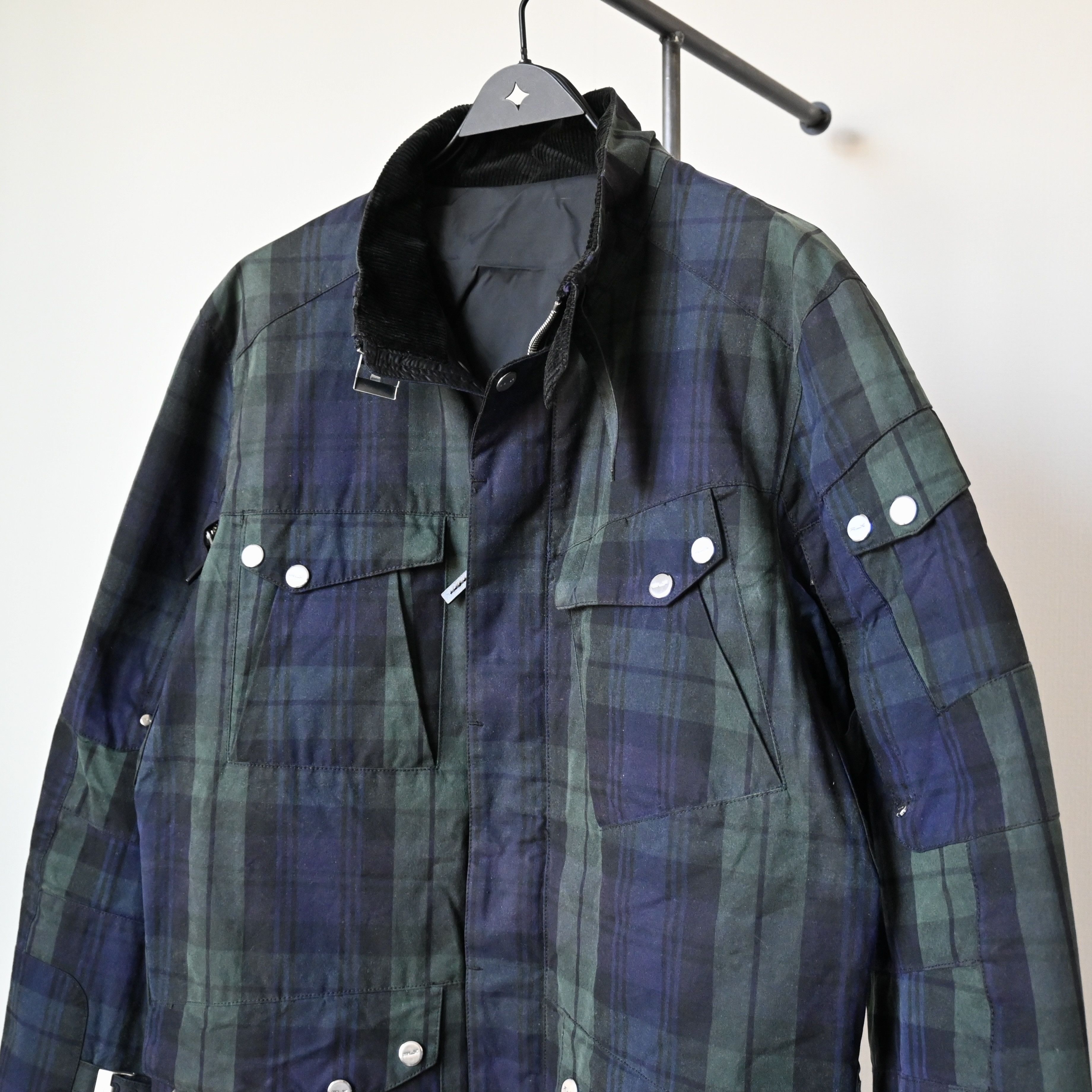 RLX Ralph Lauren VTG 2010s RLX Ralph Lauren waxed cotton belted biker jacket Size US L / EU 52-54 / 3 - 7 Thumbnail