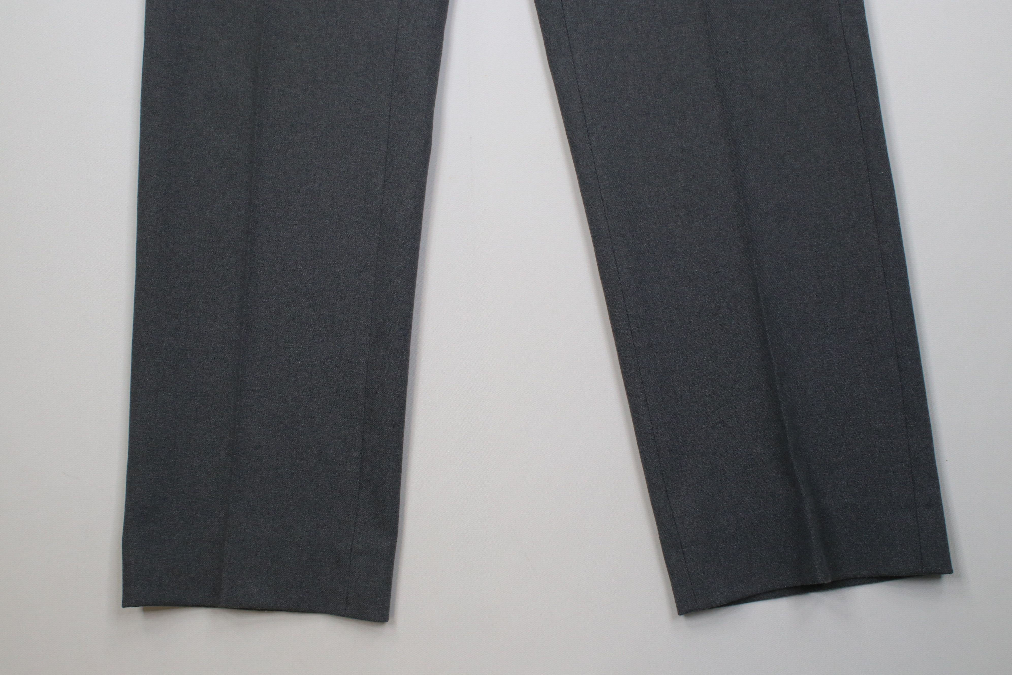 Levi's Vintage 80s 90s Levis Flared Wide Leg Chino Pants Gray USA Size US 34 / EU 50 - 4 Thumbnail