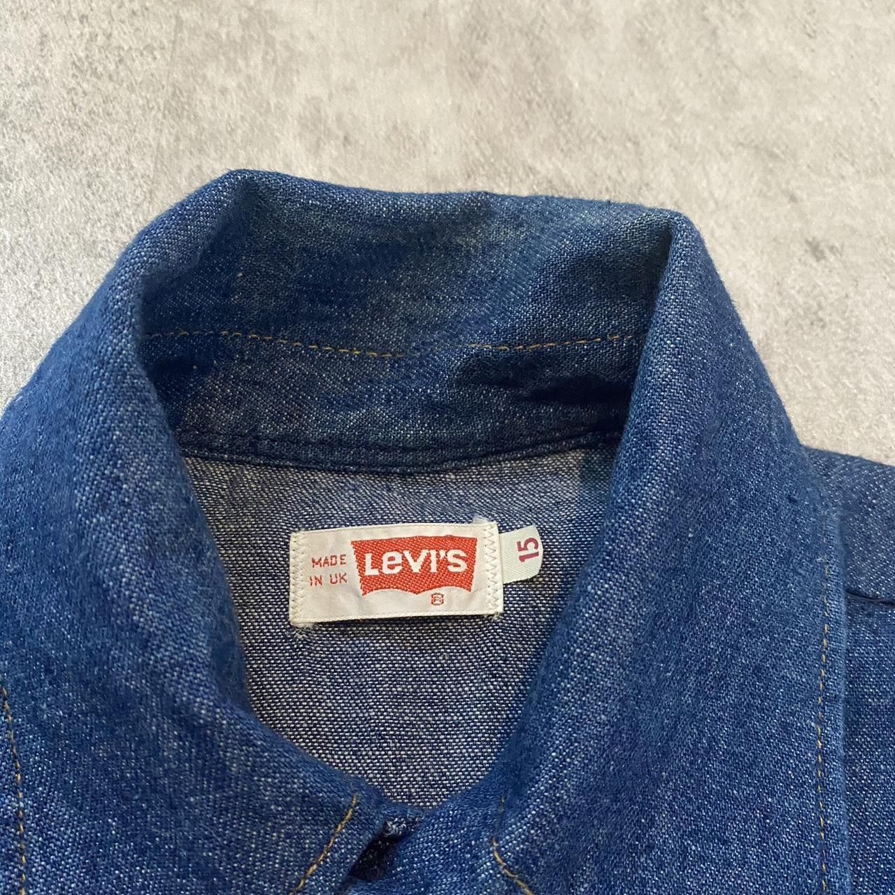 Levi's 80s Orange Red Tab Levi's denim shirt - classic Size US M / EU 48-50 / 2 - 5 Thumbnail