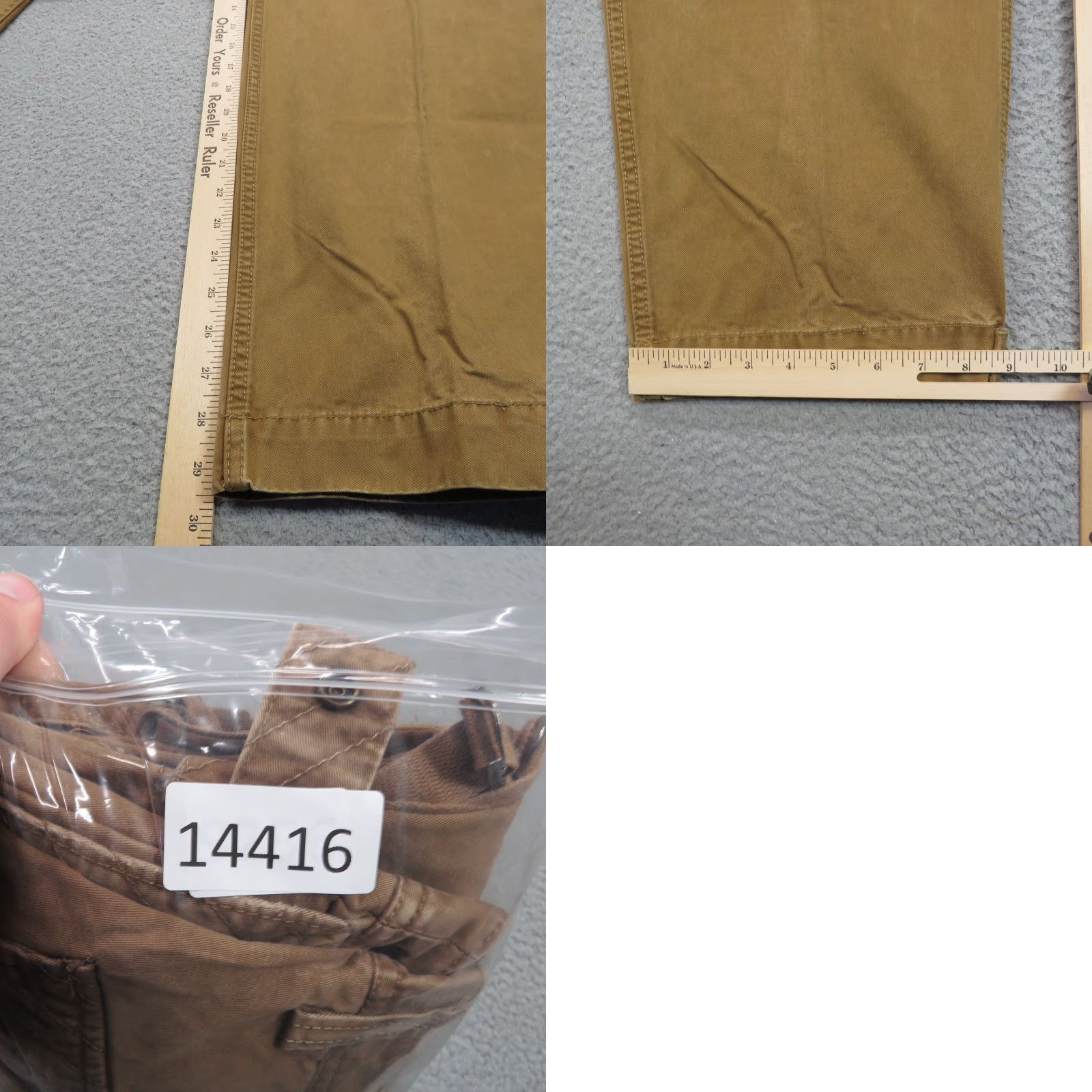 Old Navy VTG Old Navy Pants Mens 32 Baggy Cargo Wide-Leg Khaki 90s Grunge USA Fatigues Cartoon? Size US 32 / EU 48 - 9 Thumbnail