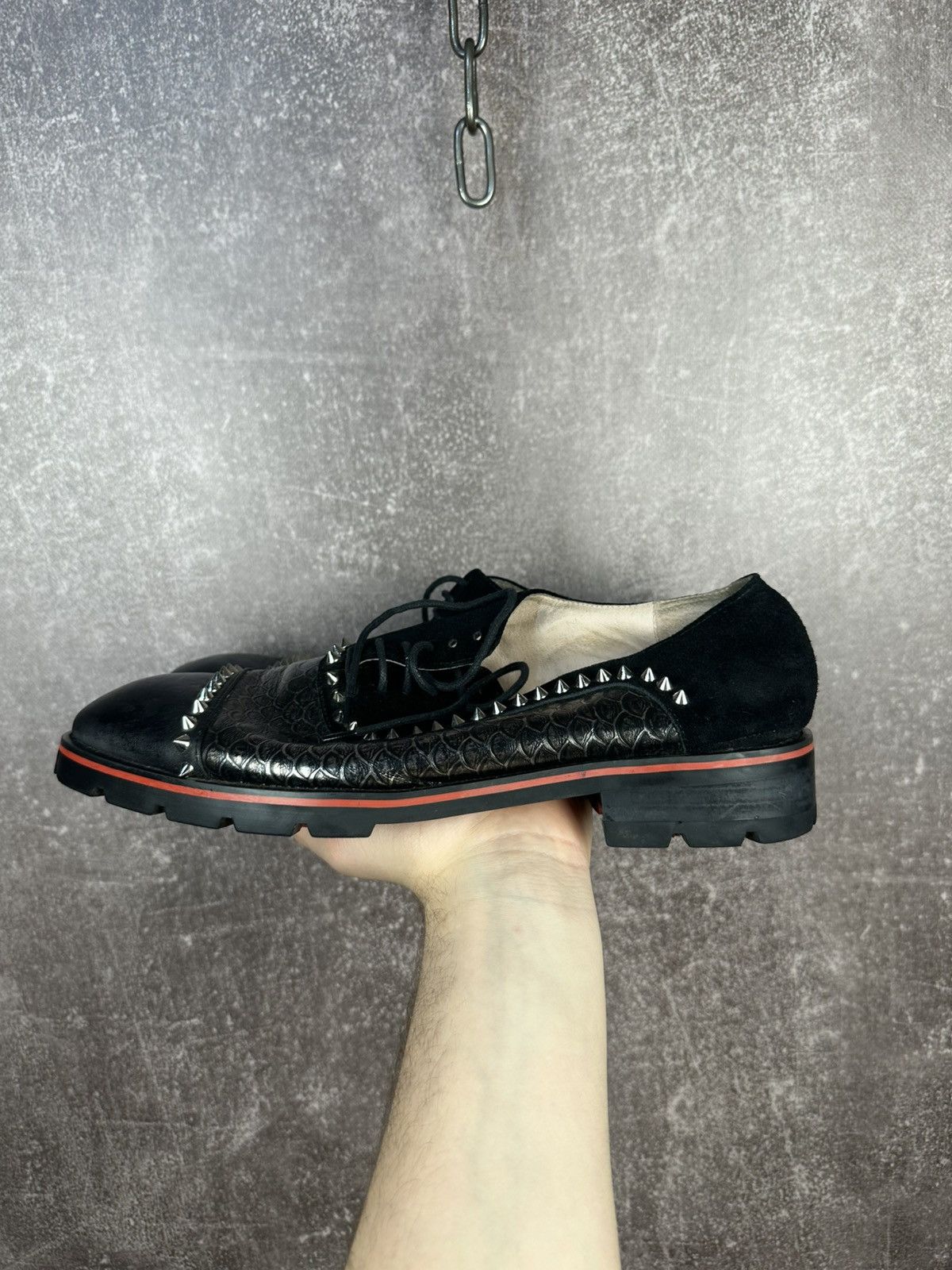 Christian Louboutin Christian Louboutin Champignac Leather & Suede Oxford Size US 13 / EU 46 - 1 Thumbnail
