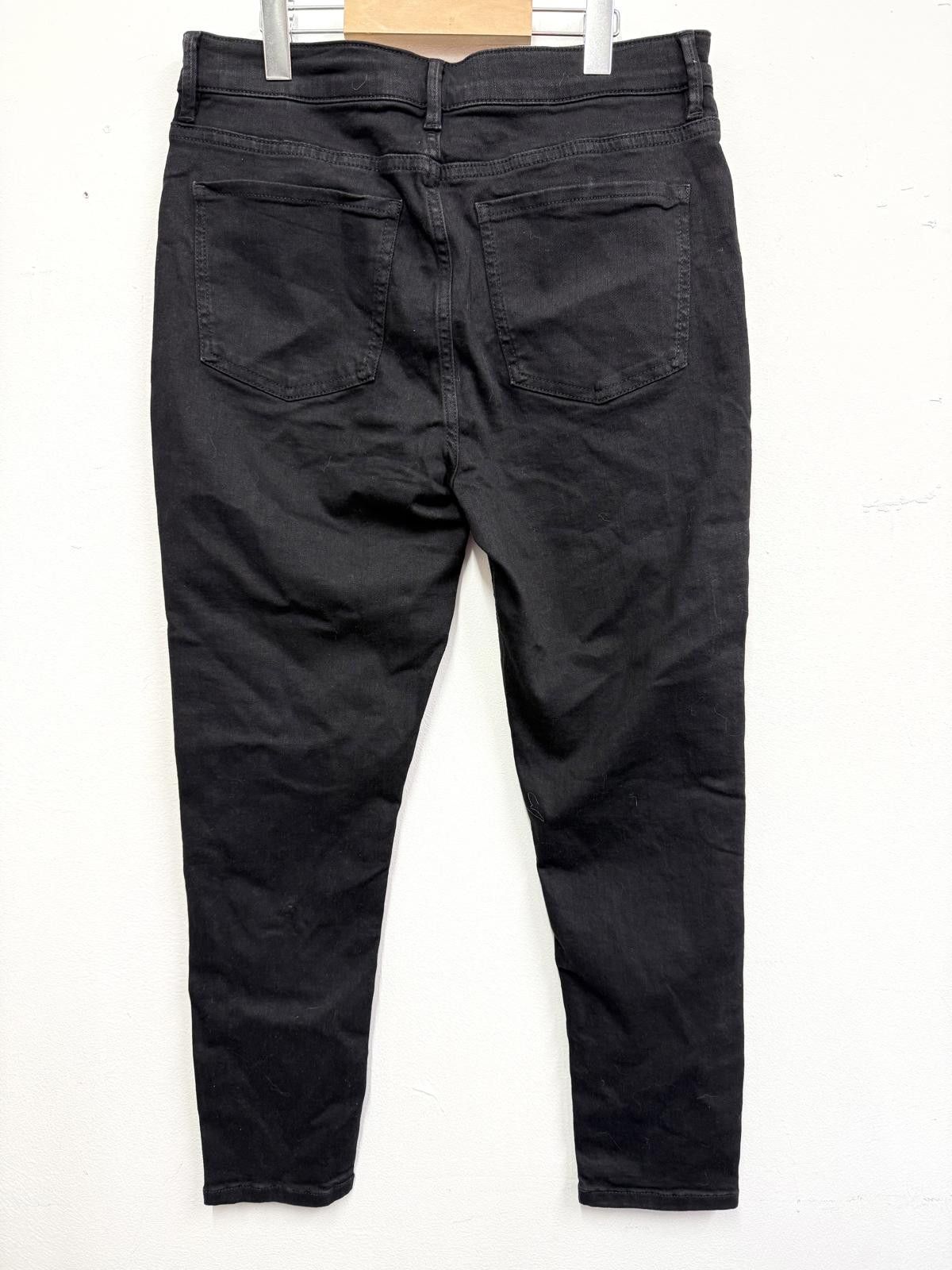 Marks & Spencer Marks & Spencer The Ivy Skinny High Rise Black Jeans Size 14 Size 32" / US 10 / IT 46 - 4 Thumbnail