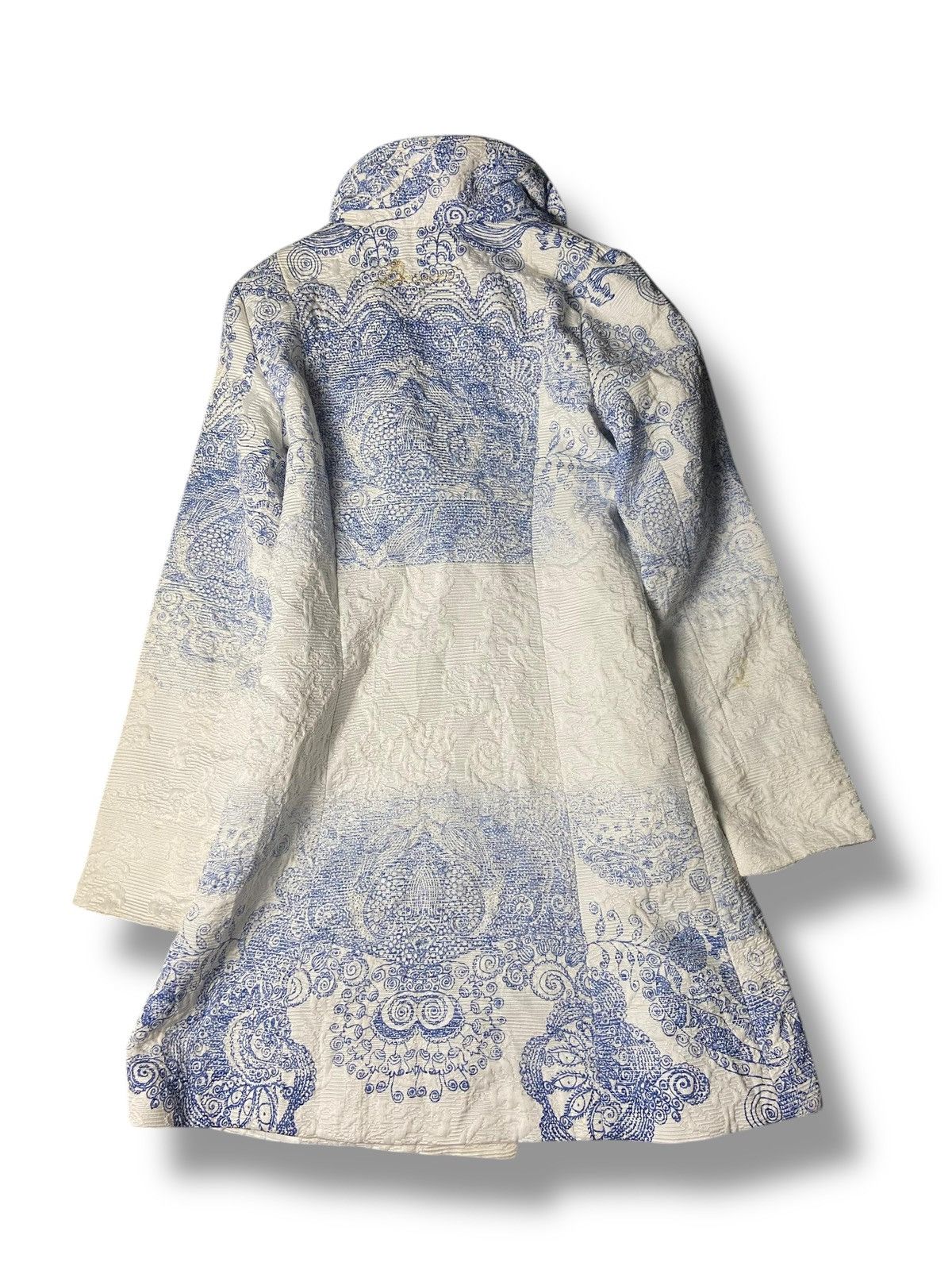 Desigual DESIGUAL All Over Pattern Embroidery Coat (166) Size XS / US 0-2 / IT 36-38 - 3 Thumbnail