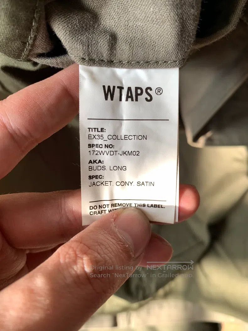 Wtaps Wtaps Military green windbreaker Size US S / EU 44-46 / 1 - 6 Thumbnail