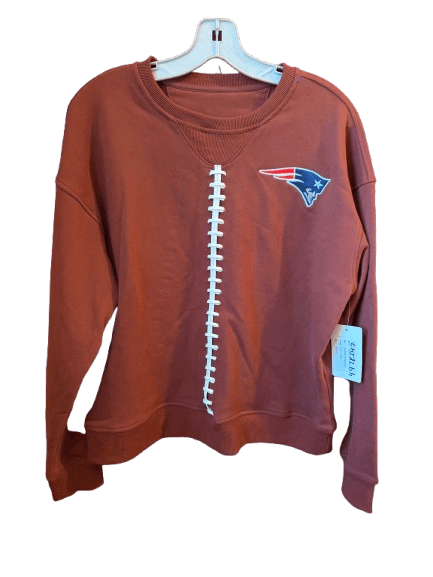 Terez Patriots New England NFL Football Crew Sweatshirt Terez Size S / US 4 / IT 40 - 1 Thumbnail