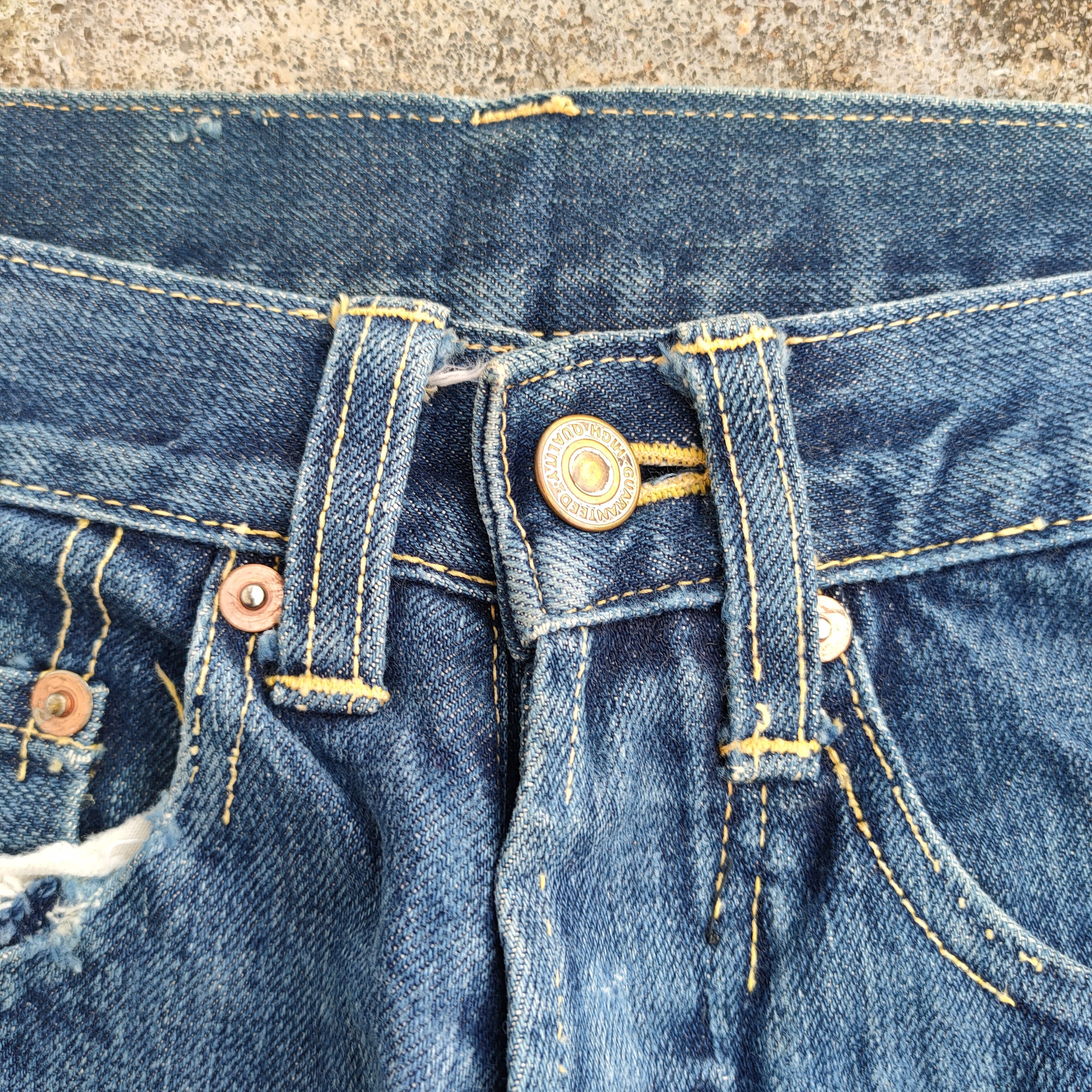 Studio D'Artisan VTG STUDIO D'ARTISAN SELVAGE BUTTONFLY JEAN DENIM PANTS Size US 28 / EU 44 - 6 Thumbnail