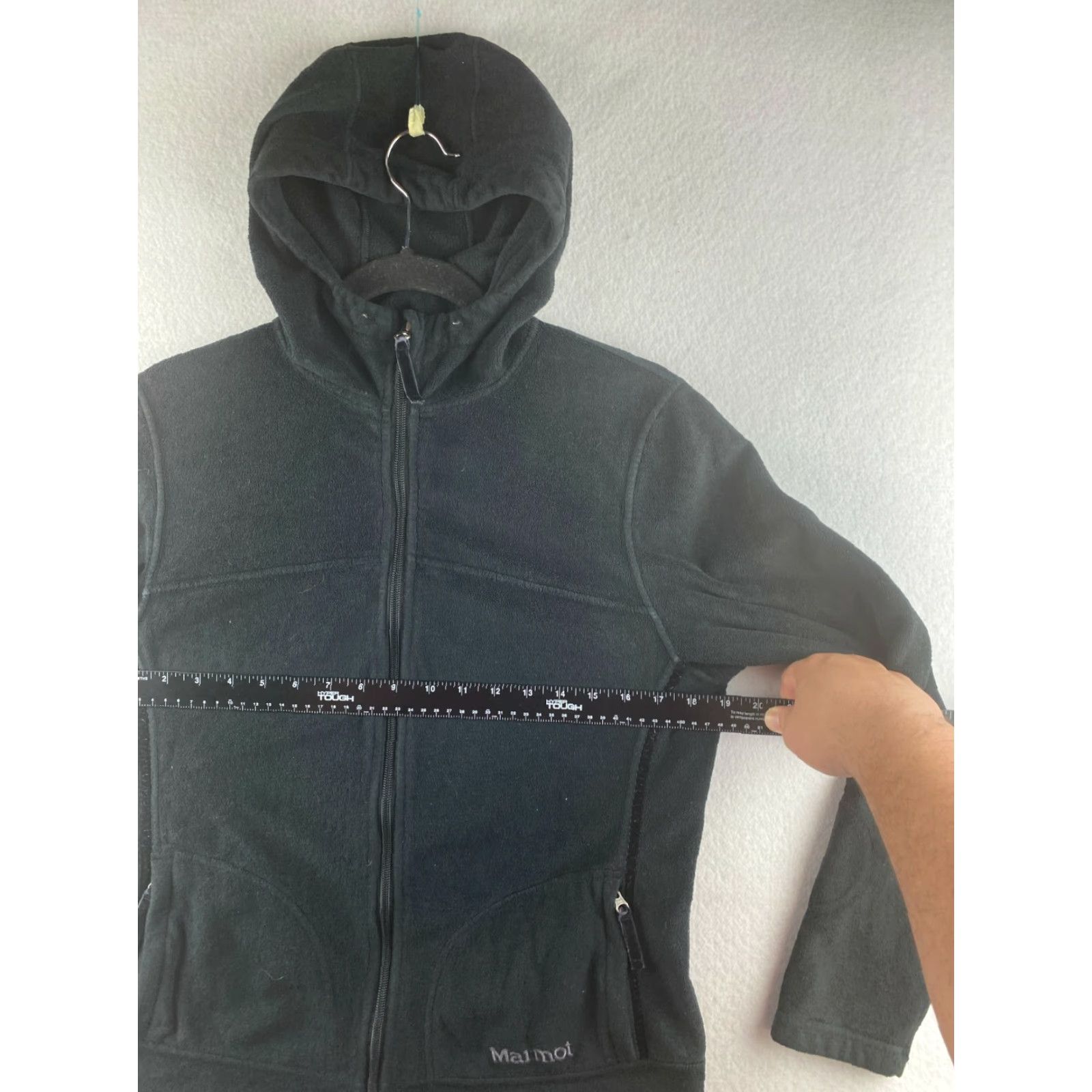 Marmot Marmot Hoodie Womens Medium M Black Full Zip Pockets Hooded Fleece Size M / US 6-8 / IT 42-44 - 3 Thumbnail