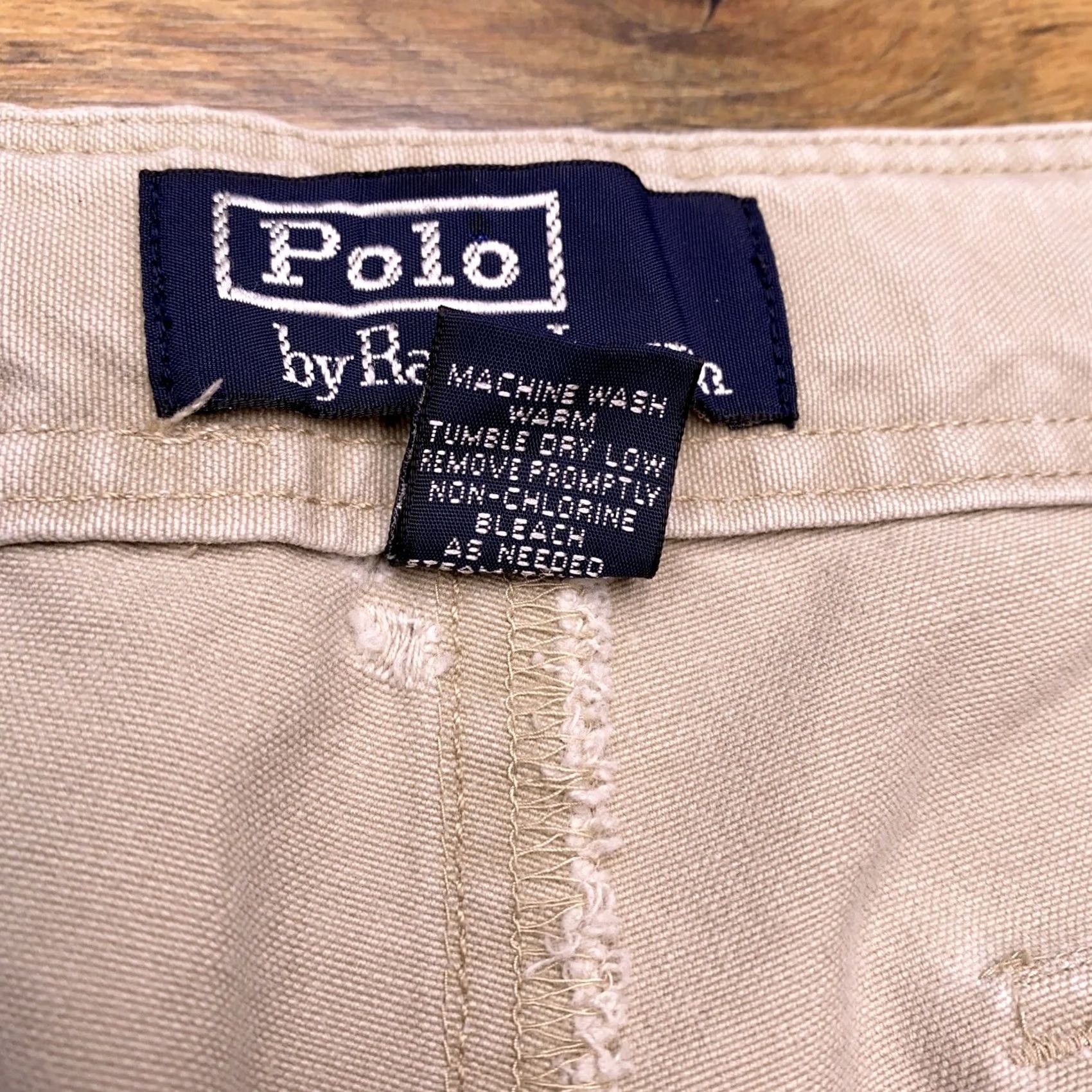 Polo Ralph Lauren Vintage POLO Ralph Lauren Pants Adult Medium Beige Mens Drawstring Size US M / EU 48-50 / 2 - 6 Thumbnail