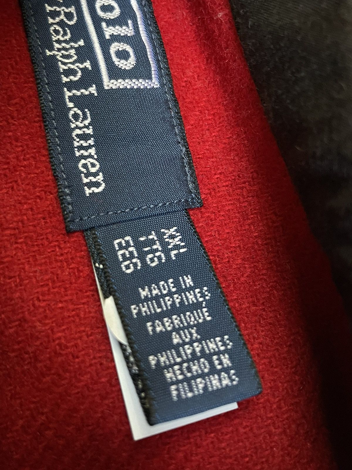 Polo Ralph Lauren Polo Ralph Lauren Wool Overshot Shirt Red Suede RARE Size US XXL / EU 58 / 5 - 7 Thumbnail