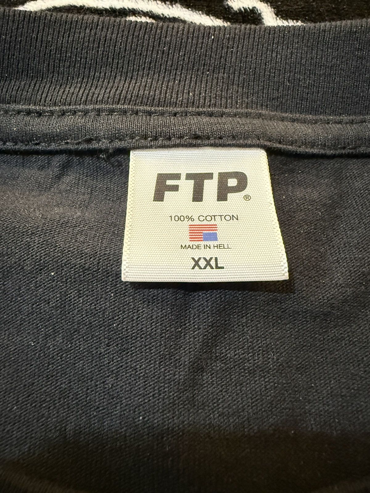 Fuck The Population 👻 FTP GHOSTFACE LOGO TEE (BLACK) - XXL Size US XXL / EU 58 / 5 - 3 Thumbnail