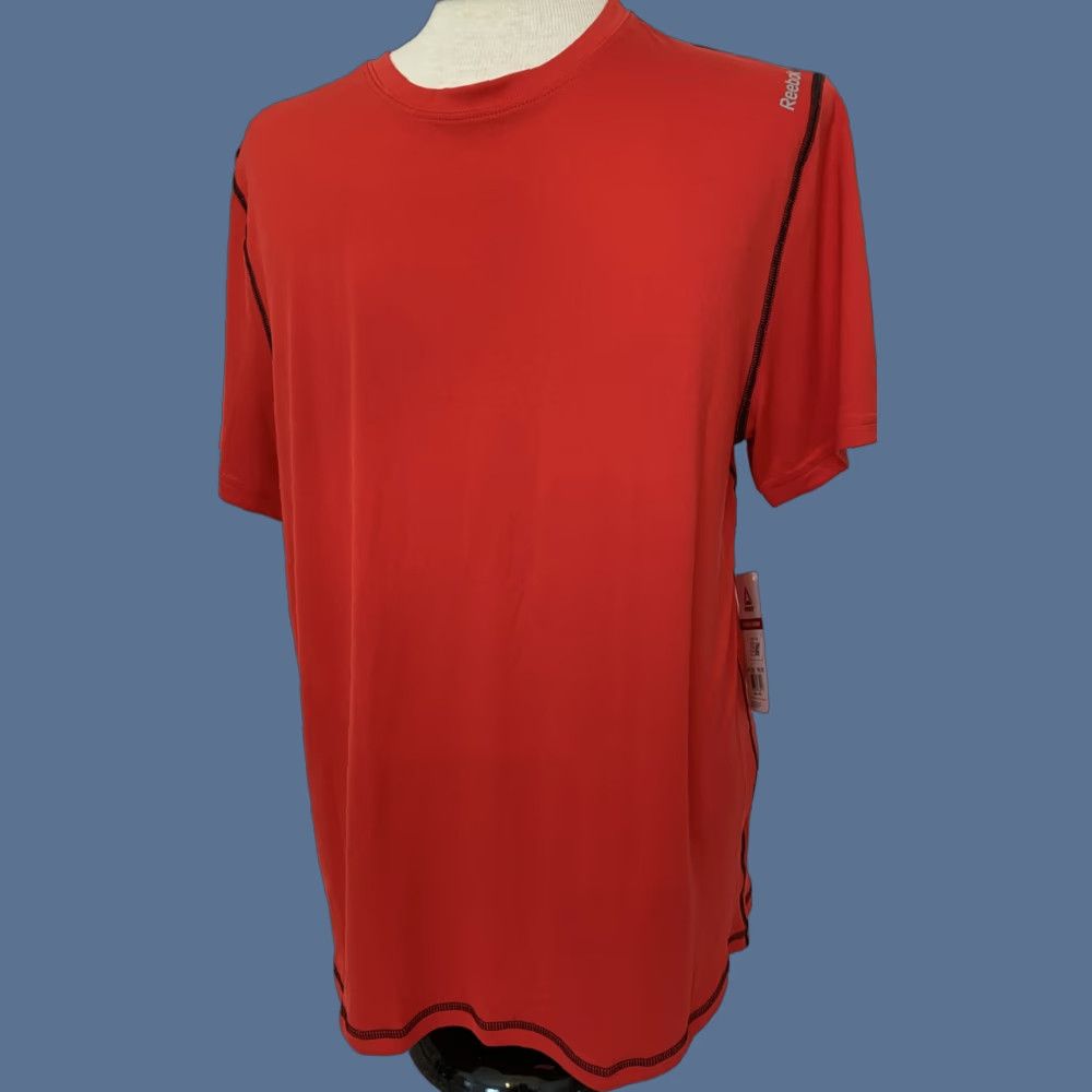 Reebok Reebok Large New Men's Performance Underwear Primal Red Base Layer Shirt Size US L / EU 52-54 / 3 - 1 Thumbnail