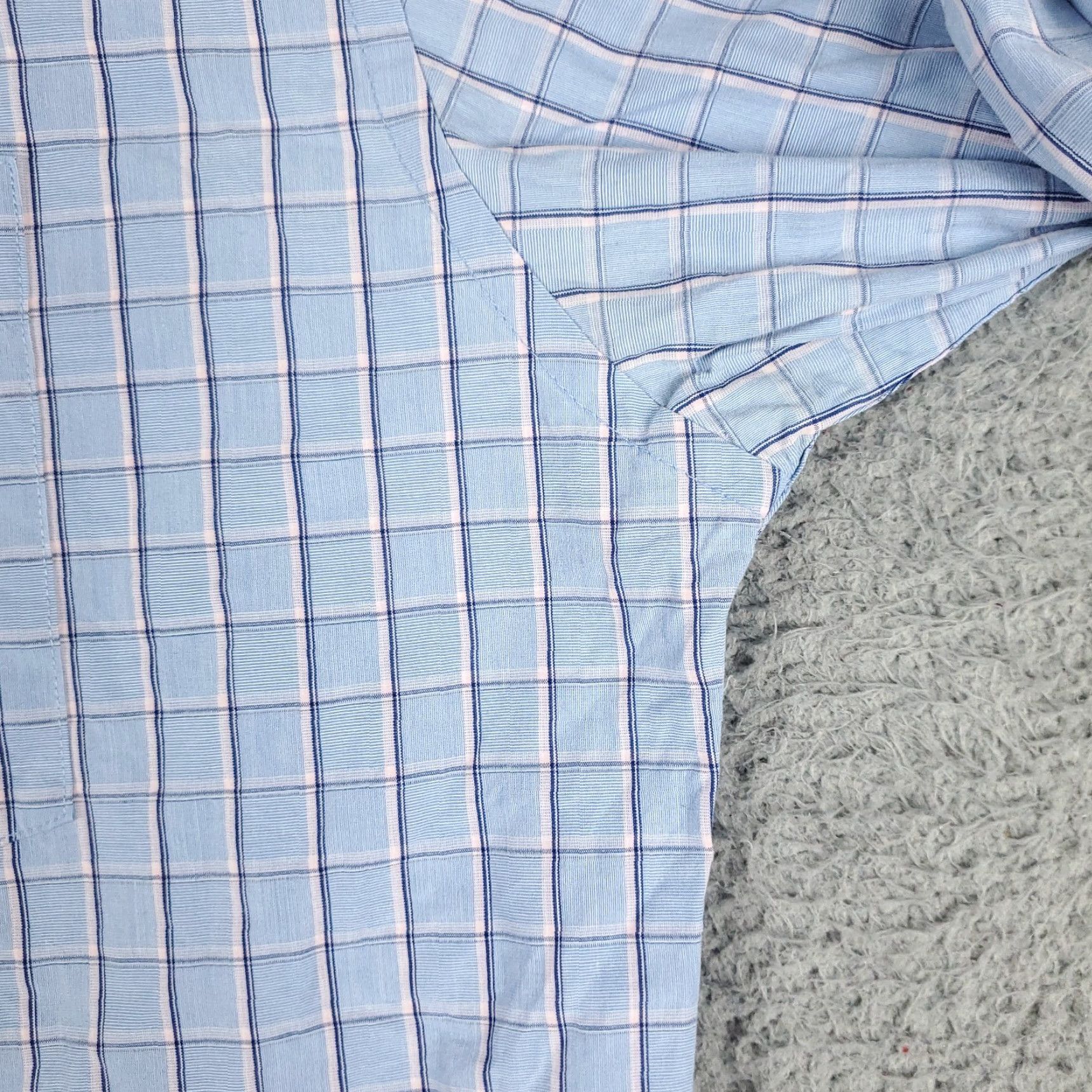 Tommy Hilfiger Tommy Hilfiger Shirt Men 2XL Blue Check Button-Up Long Sleeve Cotton Logo Mens Size US XXL / EU 58 / 5 - 4 Thumbnail