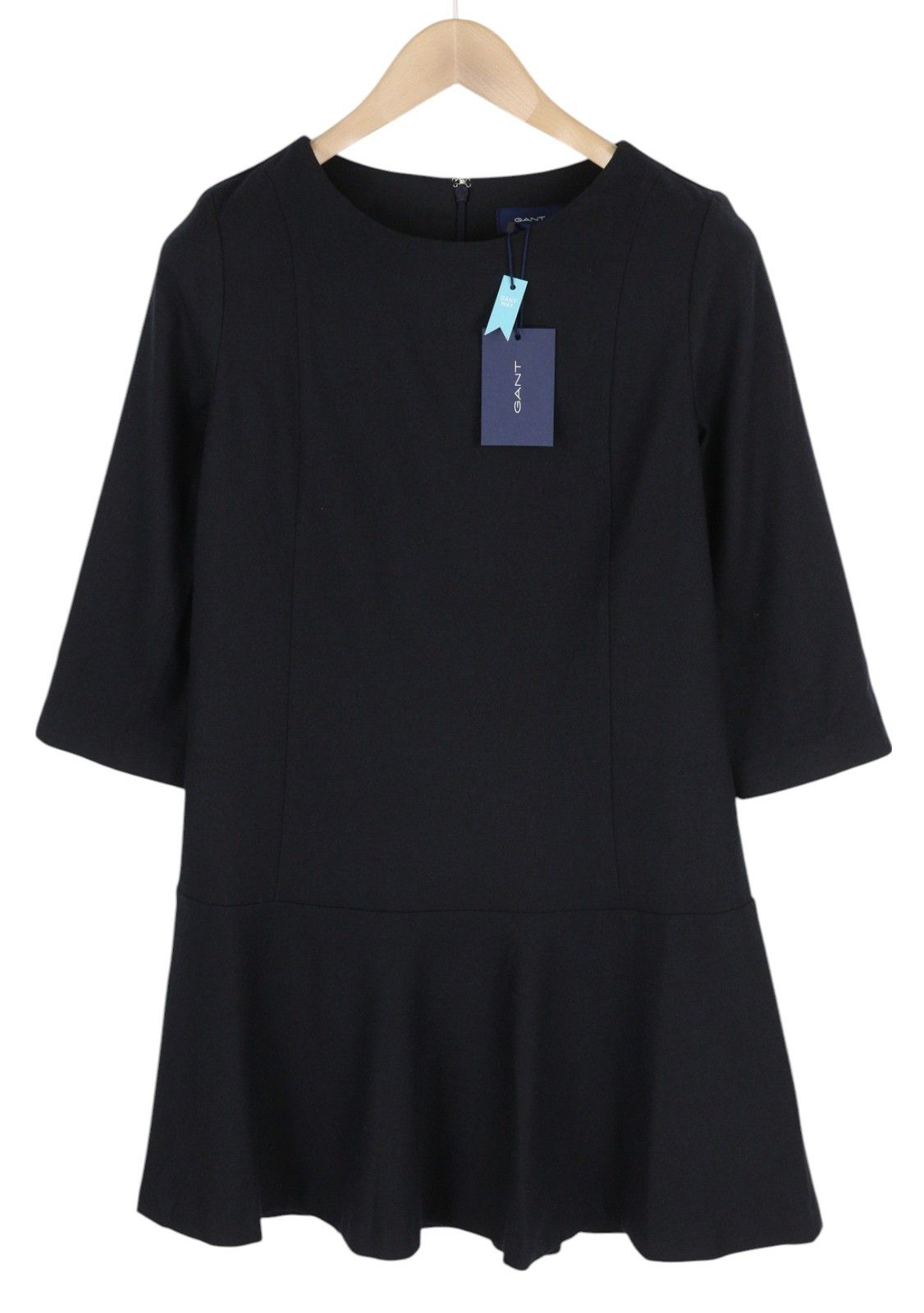 Gant FLANNEL FLARE EU34 Blue Wool Blend Mini Dress 84958 Size XS / US 0-2 / IT 36-38 - 1 Thumbnail