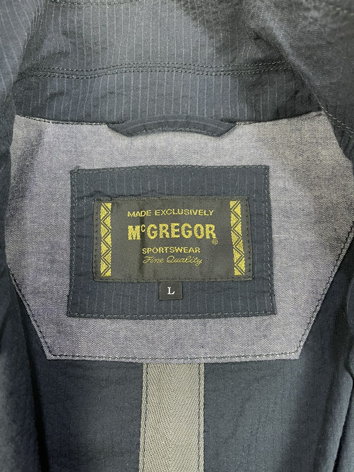 McGregor McGregor Striped Half Belted Sport Jackets Size US M / EU 48-50 / 2 - 14 Thumbnail
