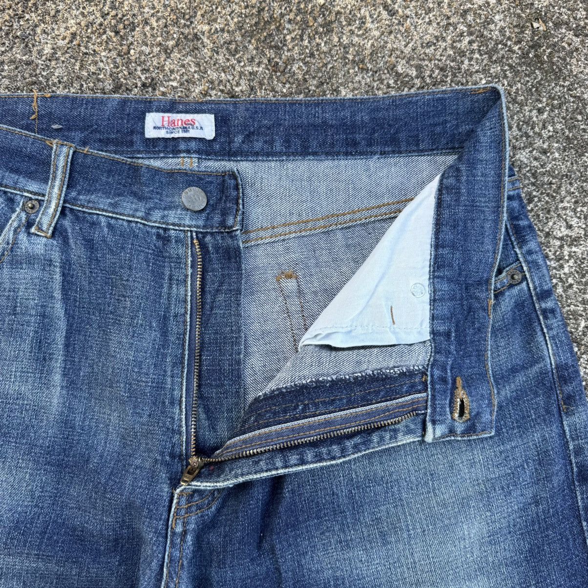 Vintage VINTAGE HANES DENIM FADED JEAN PANTS Size US 34 / EU 50 - 7 Thumbnail