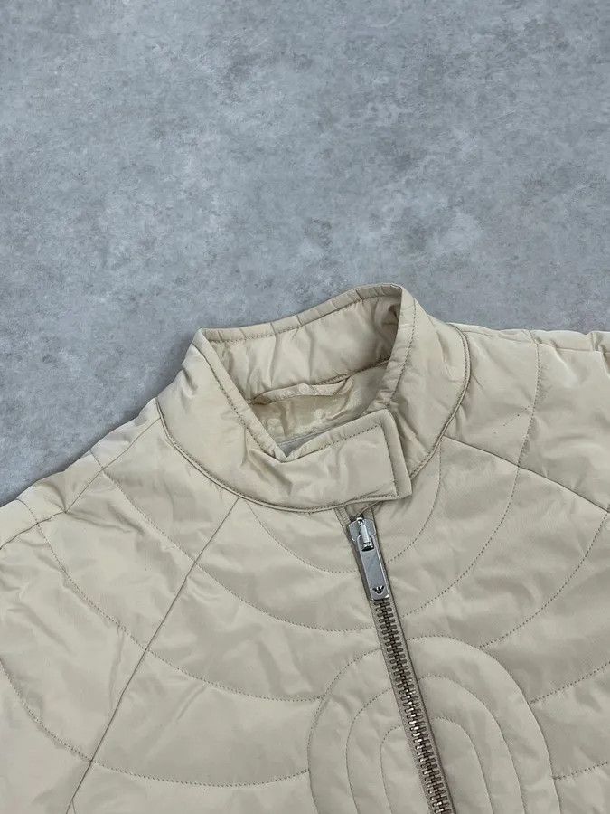 Emporio Armani AW2003 Emporio Armani Cream Cropped Contemporary Jacket Size XS / US 0-2 / IT 36-38 - 5 Thumbnail