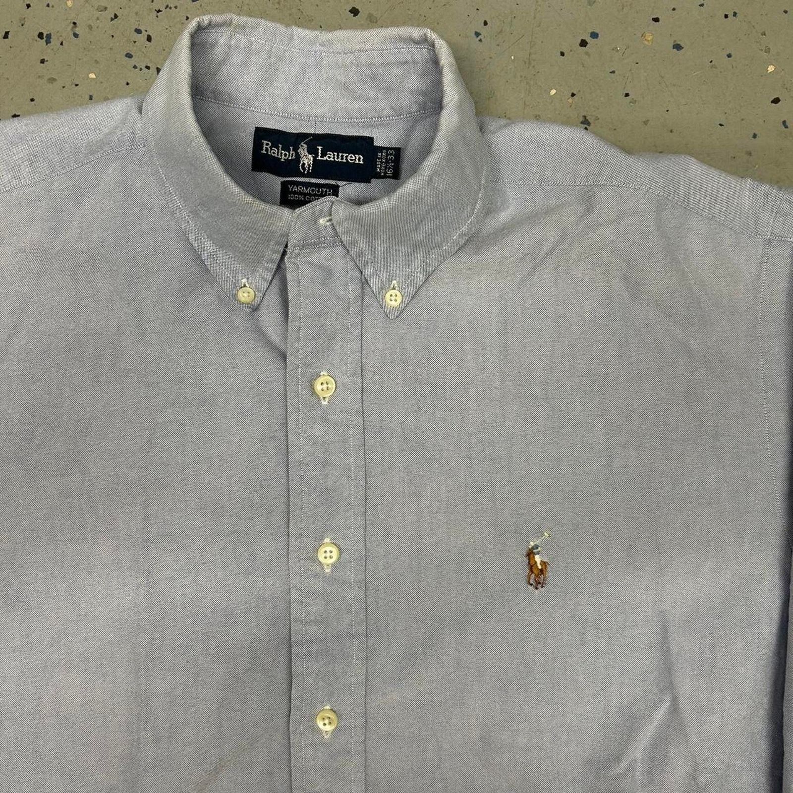 Ralph Lauren VTG Ralph Lauren light blue button up shirt Size US XL / EU 56 / 4 - 2 Thumbnail