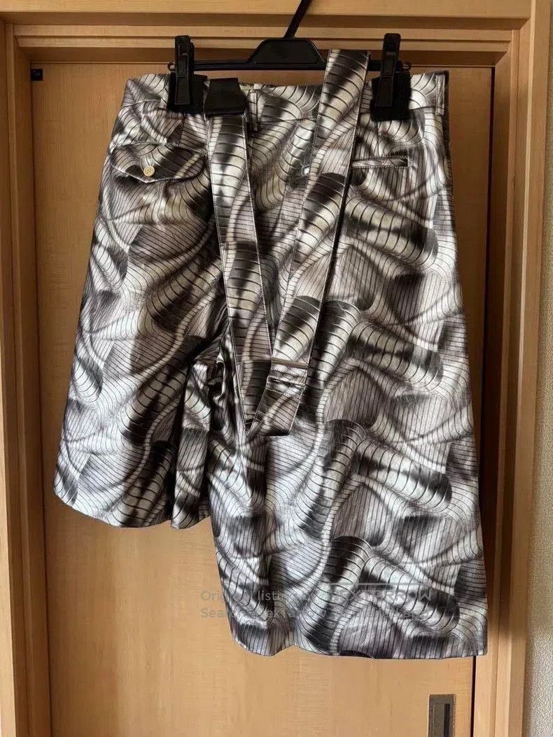 Comme des Garcons Comme des Garçons Homme Plus 20SS Silver Shorts. Size US 36 / EU 52 - 2 Thumbnail