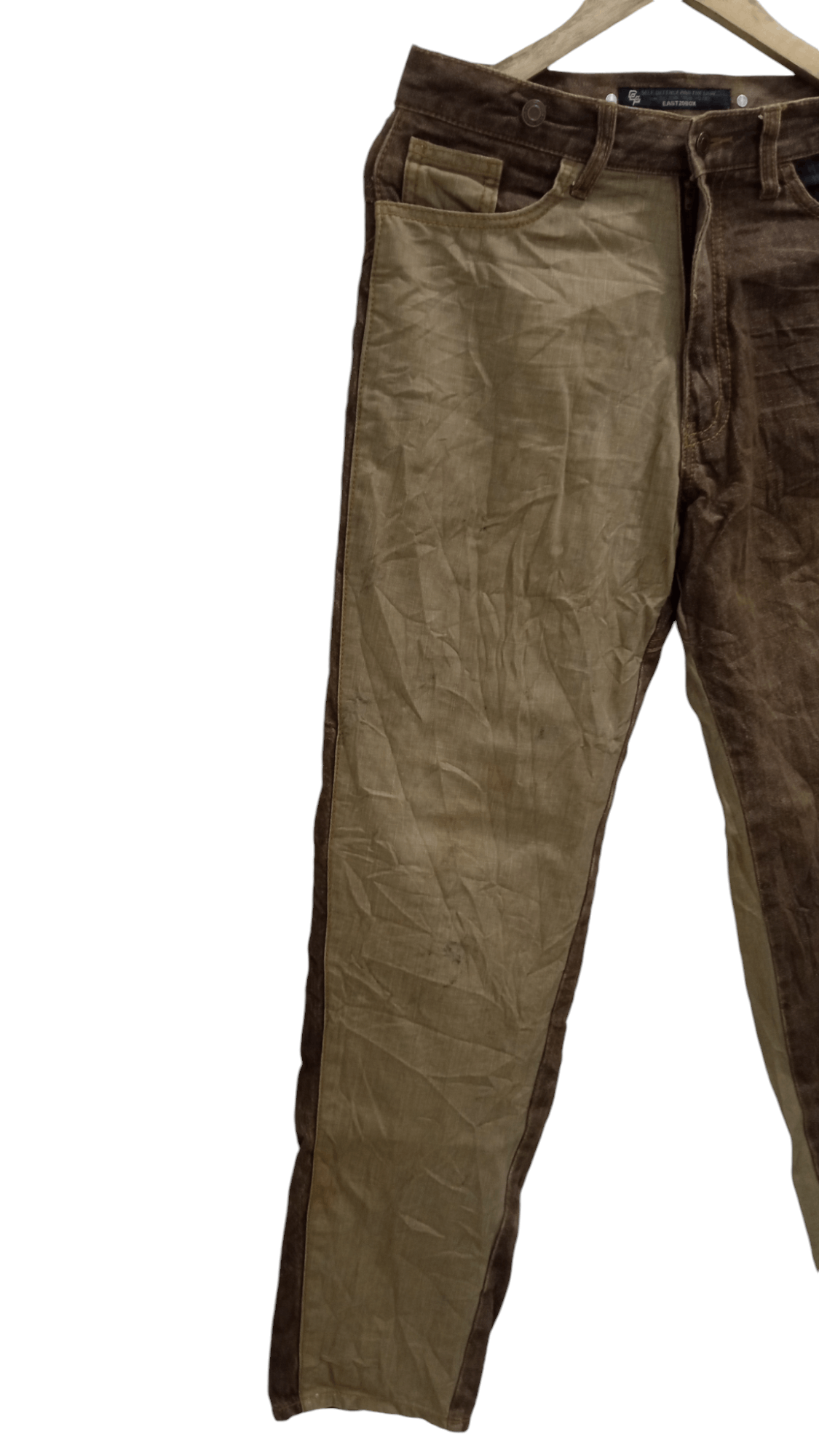 Japanese Brand × Vintage 🔥🔥TETB The East Twenty Box Two Tones Colour Pants Size US 31 - 2 Thumbnail