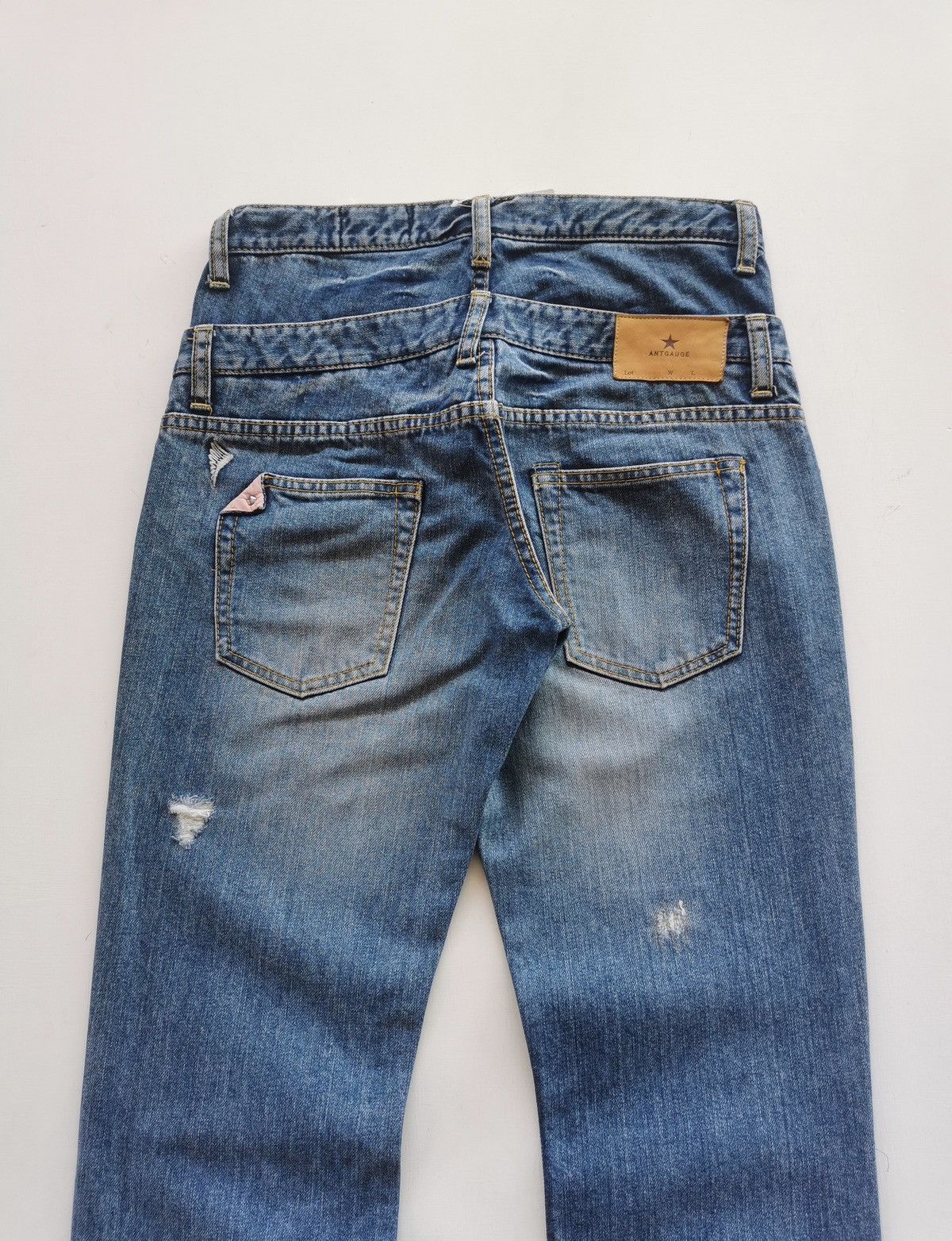 Japanese Brand Antgauge Japan Double Waist Denim Jeans Size US 28 / EU 44 - 4 Thumbnail