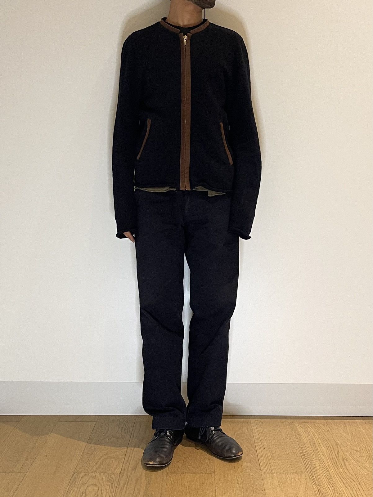 Kolor Kolor Fall 2010 Wool Zip Jacket with Contrast Canvas Tape Size US S / EU 44-46 / 1 - 1 Thumbnail