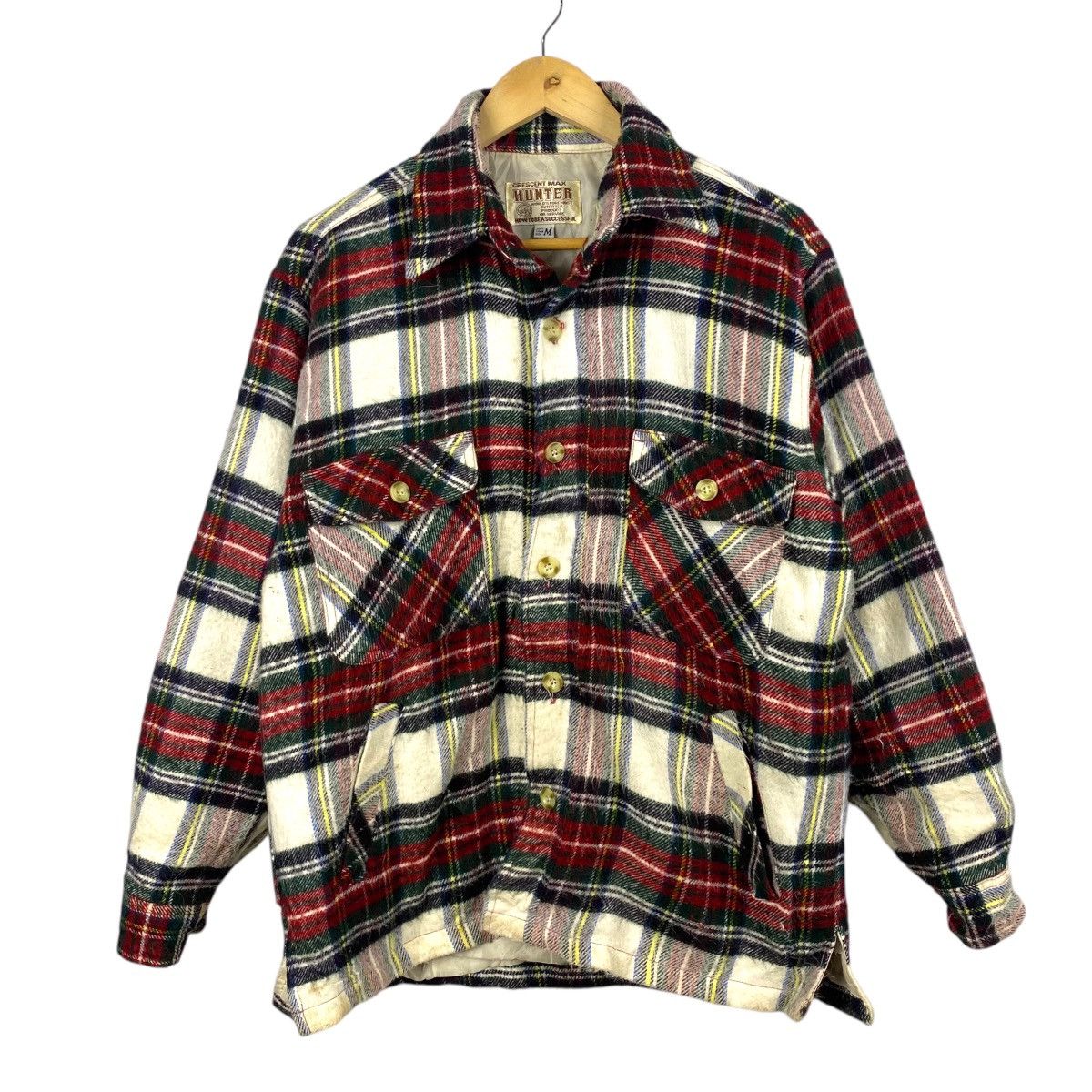 Japanese Brand × Vintage 💥CRESCENT MAX HUNTER PLAID QUILTED WORKER JACKET Size US M / EU 48-50 / 2 - 1 Thumbnail