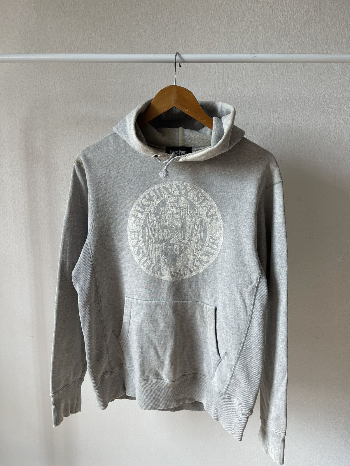 Hysteric Glamour 90s Hysteric Glamour Distressed Hoodie Size US L / EU 52-54 / 3 - 2 Thumbnail