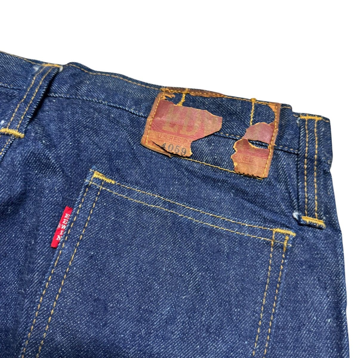 Edwin Deadstock Late 70s Edwin Denim Bell Bottom Jeans Size US 33 - 11 Thumbnail