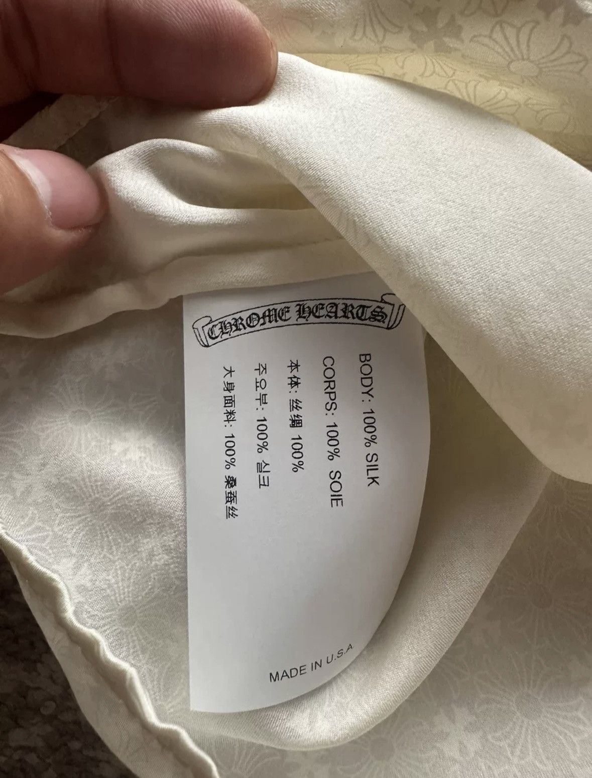 Chrome Hearts Chrome hearts silk shirt Size US S / EU 44-46 / 1 - 5 Thumbnail