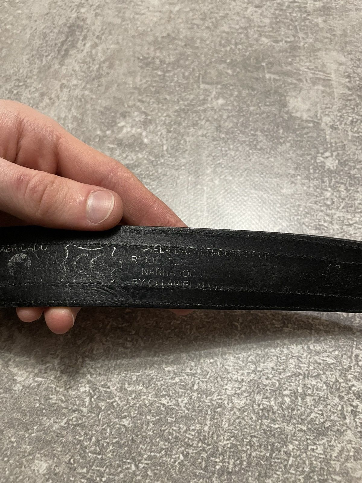 Diesel Vintage Diesel Leather Belt Y2K Size ONE SIZE - 11 Thumbnail
