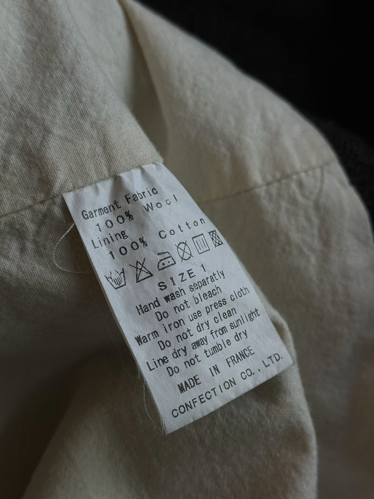 Garment Reproduction of Workers Garment Reproduction of Workers Wool Jacket Size US S / EU 44-46 / 1 - 7 Thumbnail