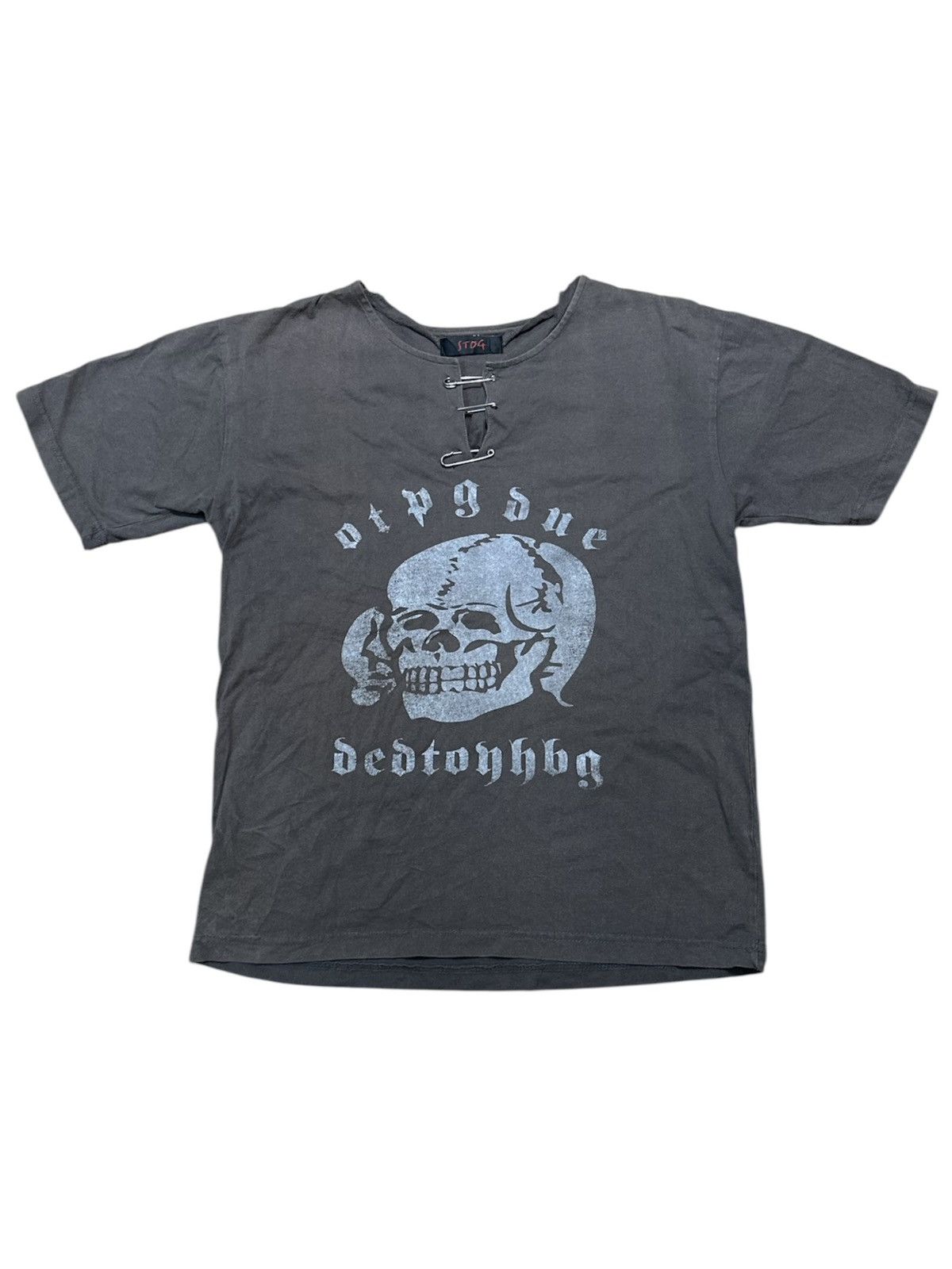 Japanese Brand × Seditionaries Seditionaries Stog Distressed Skull Tee Shirt Size US M / EU 48-50 / 2 - 1 Thumbnail