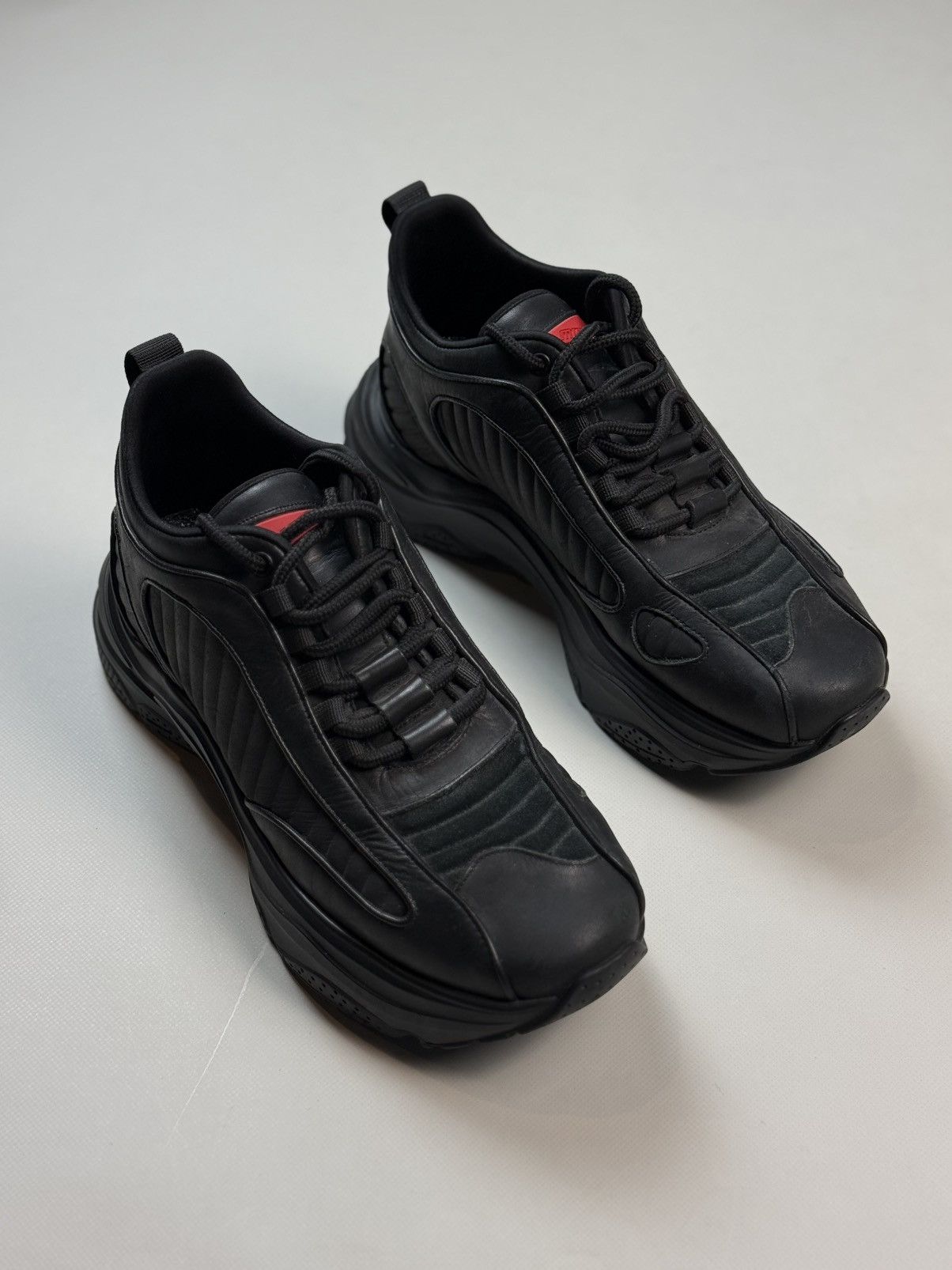 Misbhv MISBHV Black Kombat Moon Trainer Sneakers Size 43 / US 9.5 Size US 9.5 / EU 42-43 - 2 Thumbnail