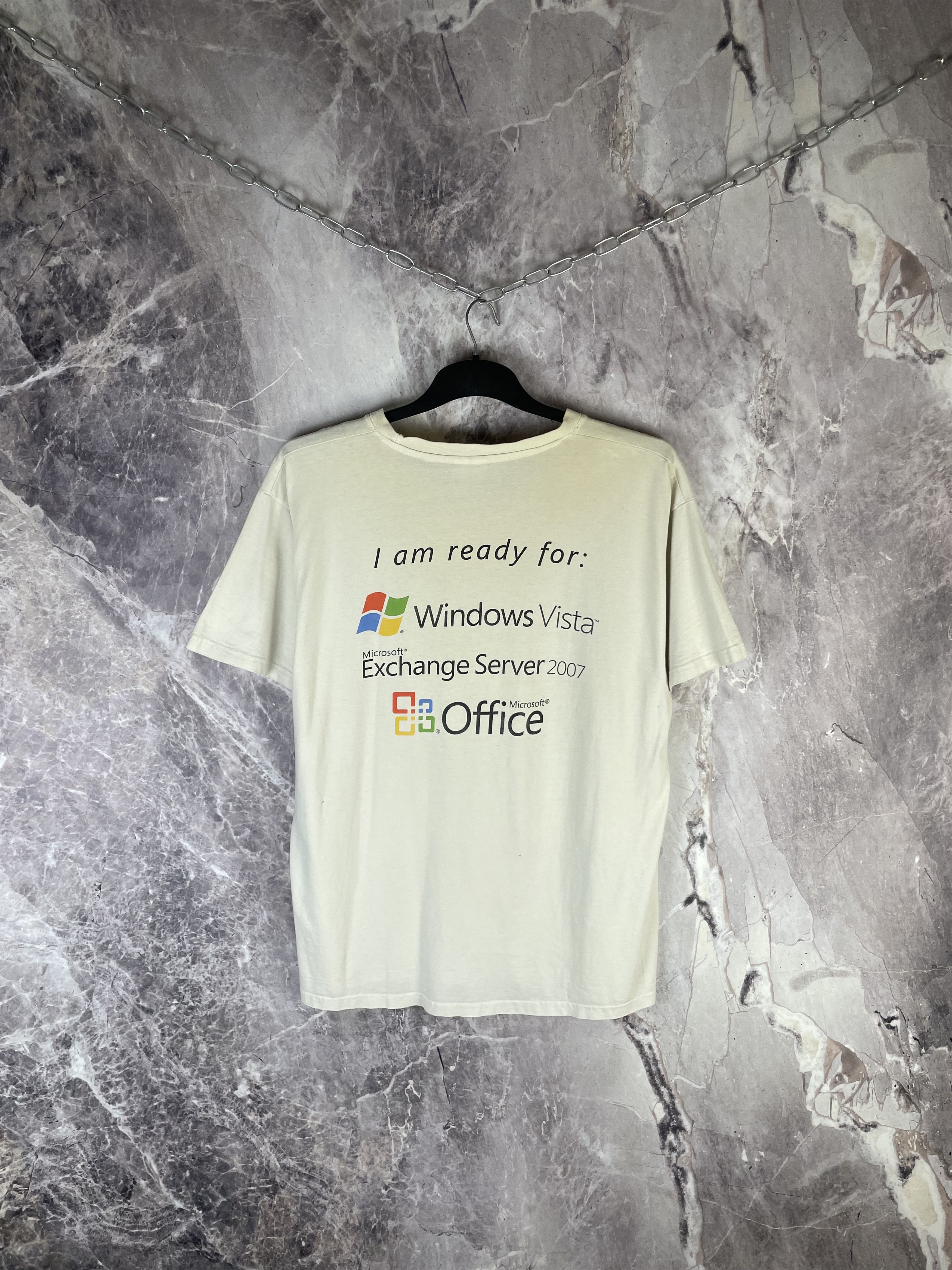 Microsoft Vintage 90's Microsoft Windows tee internet office tShirt Size US XL / EU 56 / 4 - 1 Thumbnail