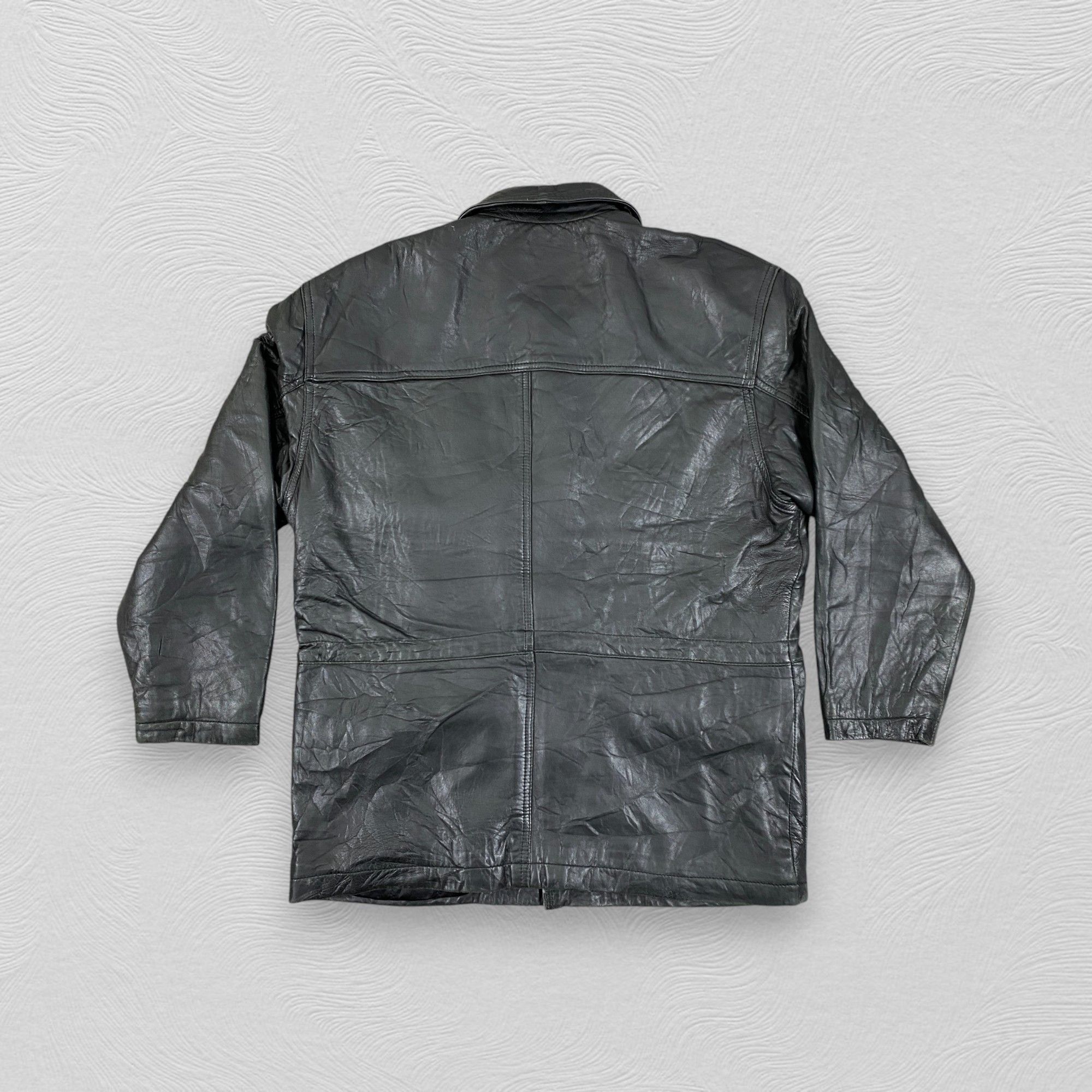 If Six Was Nine Vintage Leather Jacket- J422 Size US L / EU 52-54 / 3 - 2 Thumbnail