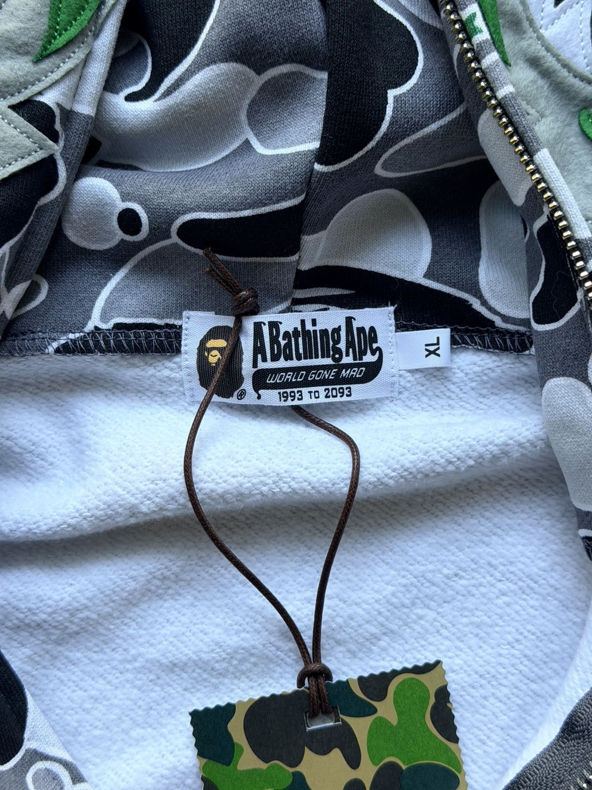 Bape BAPE X HIDDEN STA CAMO TIGER FULL ZIP HOODIE Size US XL / EU 56 / 4 - 4 Thumbnail