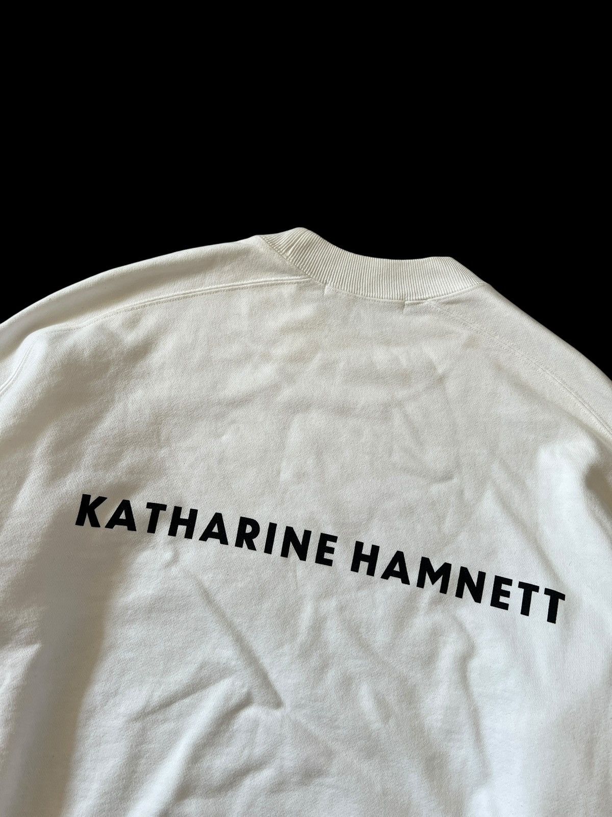 Katharine Hamnett London Katharine Hamnett ‘Love” Boxy Cut Sweatshirt Size L / US 10 / IT 46 - 7 Thumbnail