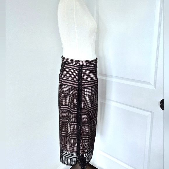 LK Bennett Lace Skirt Party Special Occasion Spring Summer Work Size 30" / US 8 / IT 44 - 11 Thumbnail