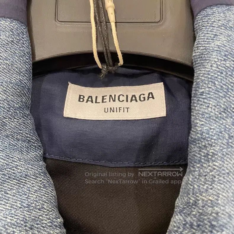 Balenciaga Balenciaga Denim Front and Back Patched Jacket Size US M / EU 48-50 / 2 - 7 Thumbnail