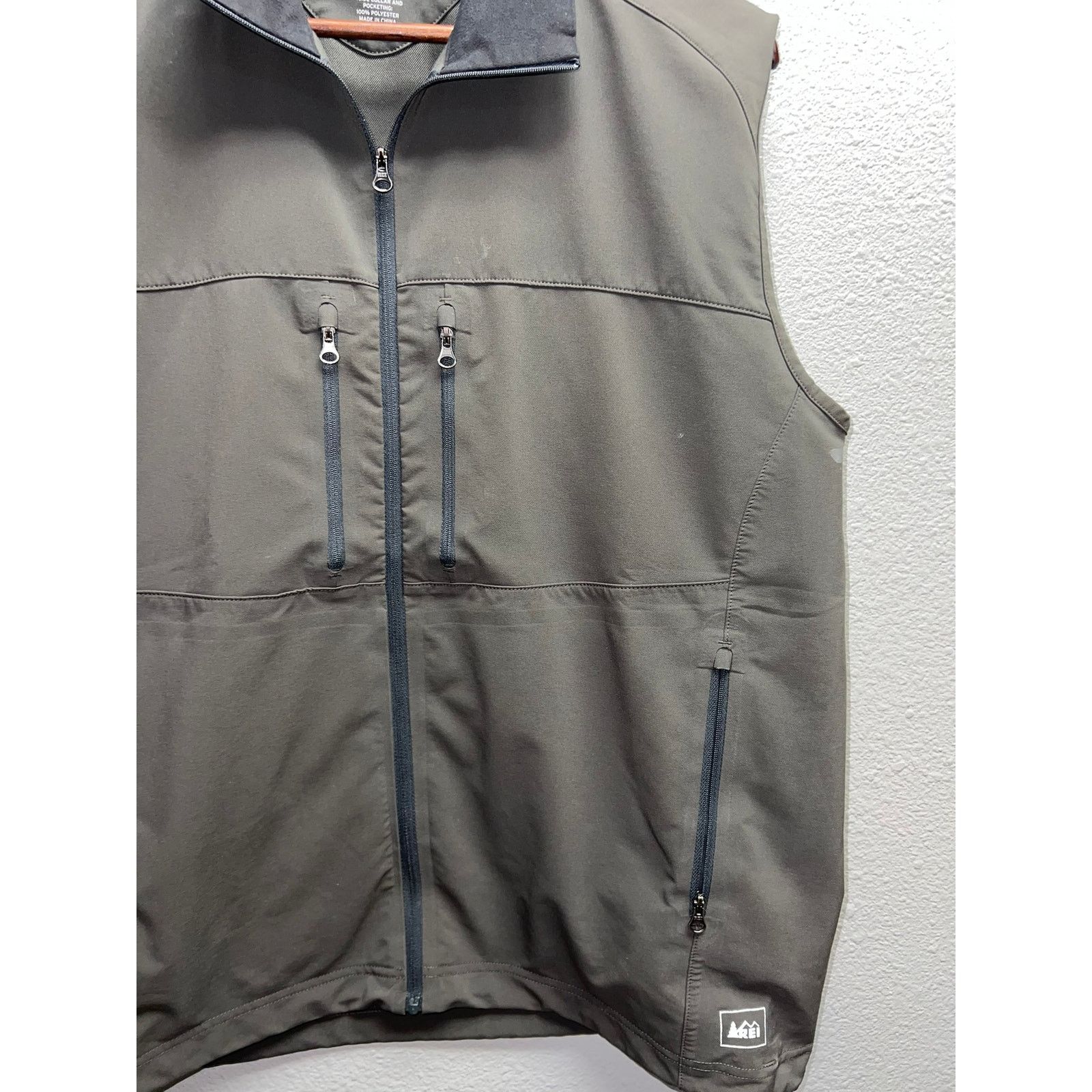 Vintage REI Endeavor Vest Co-Op Lighweight Softshell Gray Hiking L Size US L / EU 52-54 / 3 - 4 Thumbnail