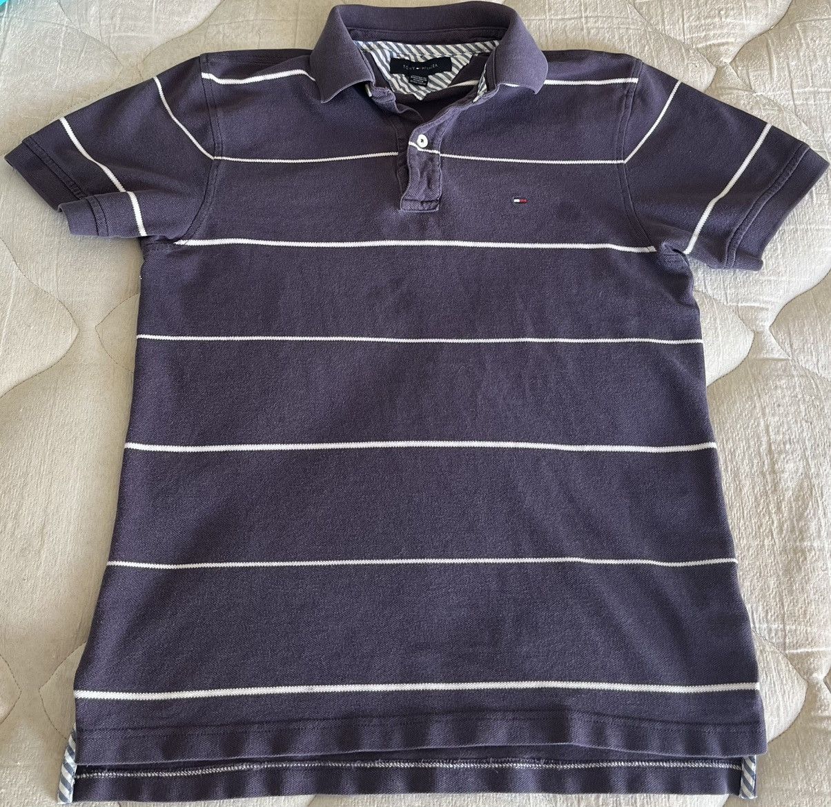 Tommy Hilfiger Authentic Tommy Hilfiger Mens Polo Shirt Solid Classic Fit Size US S / EU 44-46 / 1 - 1 Thumbnail