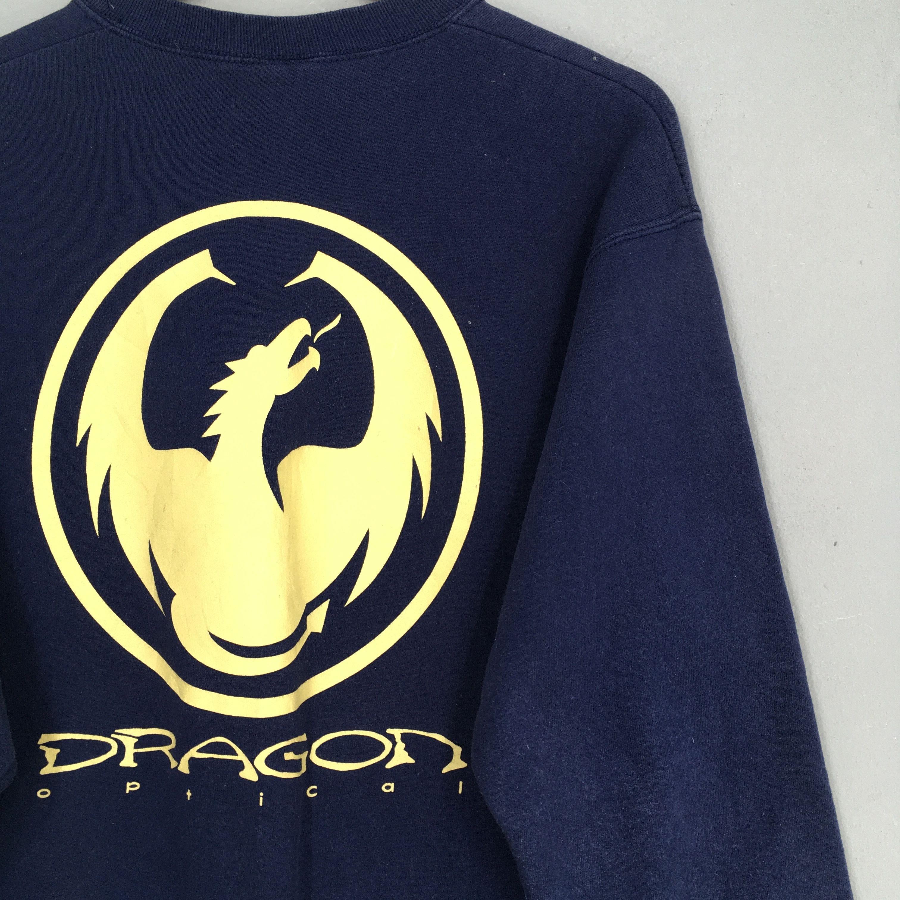 Fruit Of The Loom Vintage Dragon Optical Skaterboards Sweatshirt Medium Size US M / EU 48-50 / 2 - 2 Thumbnail